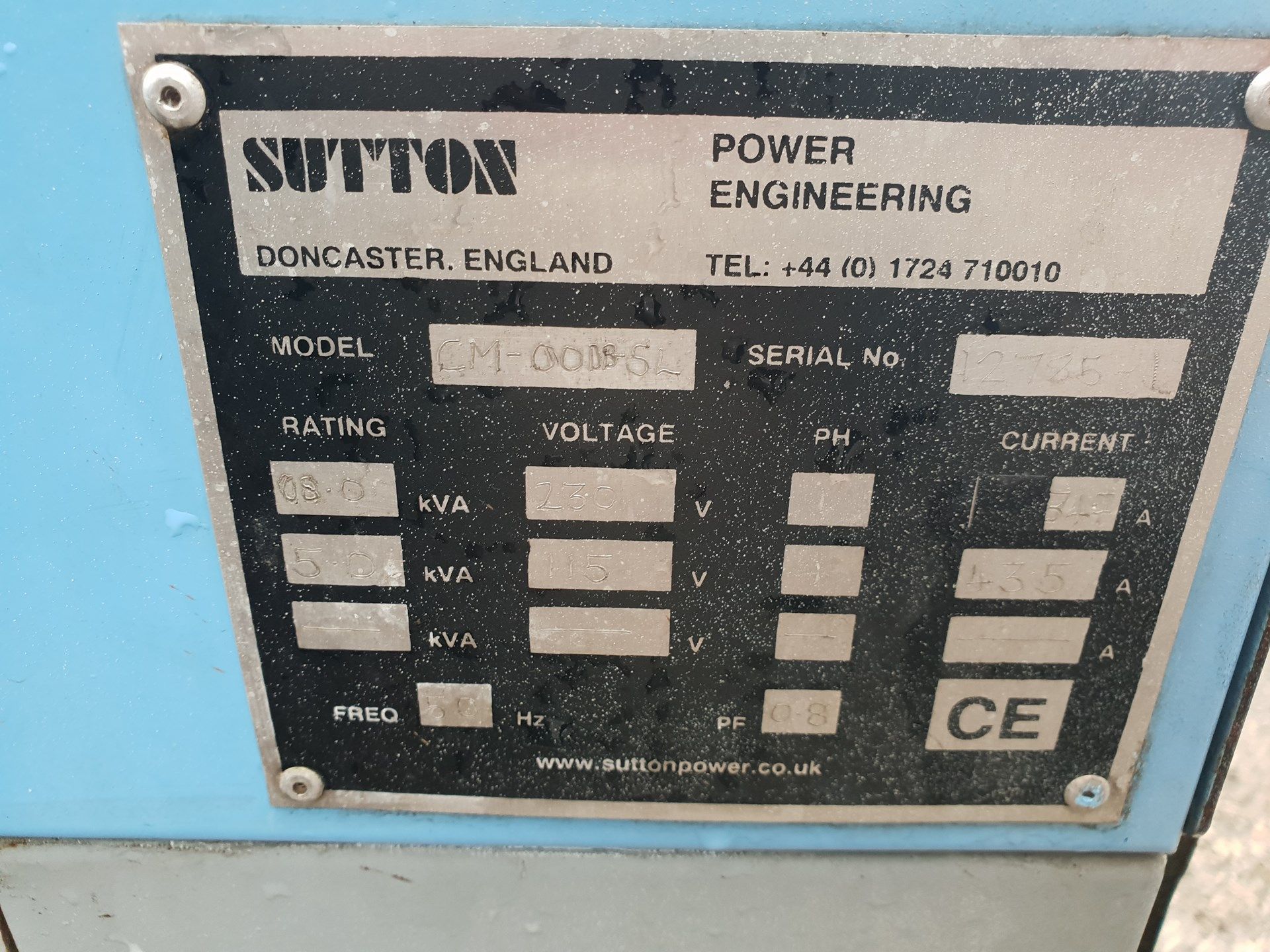 Sutton CM-0011-SL 11Kva Silenced Generator - Image 8 of 8