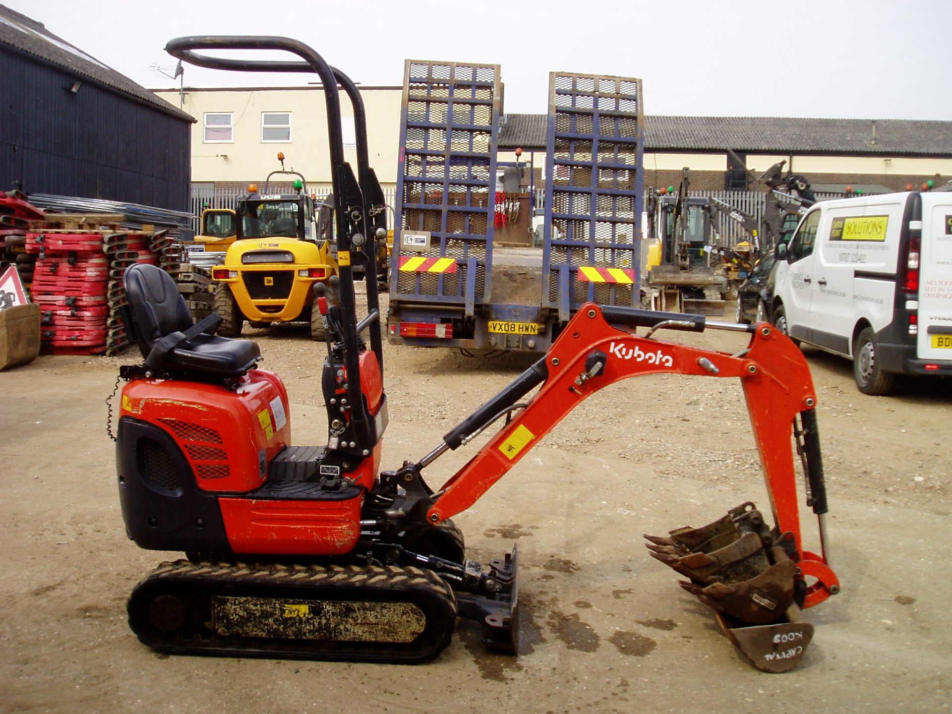 Kubota K008-3 30194 980Kgs Micro Excavator - Image 3 of 19