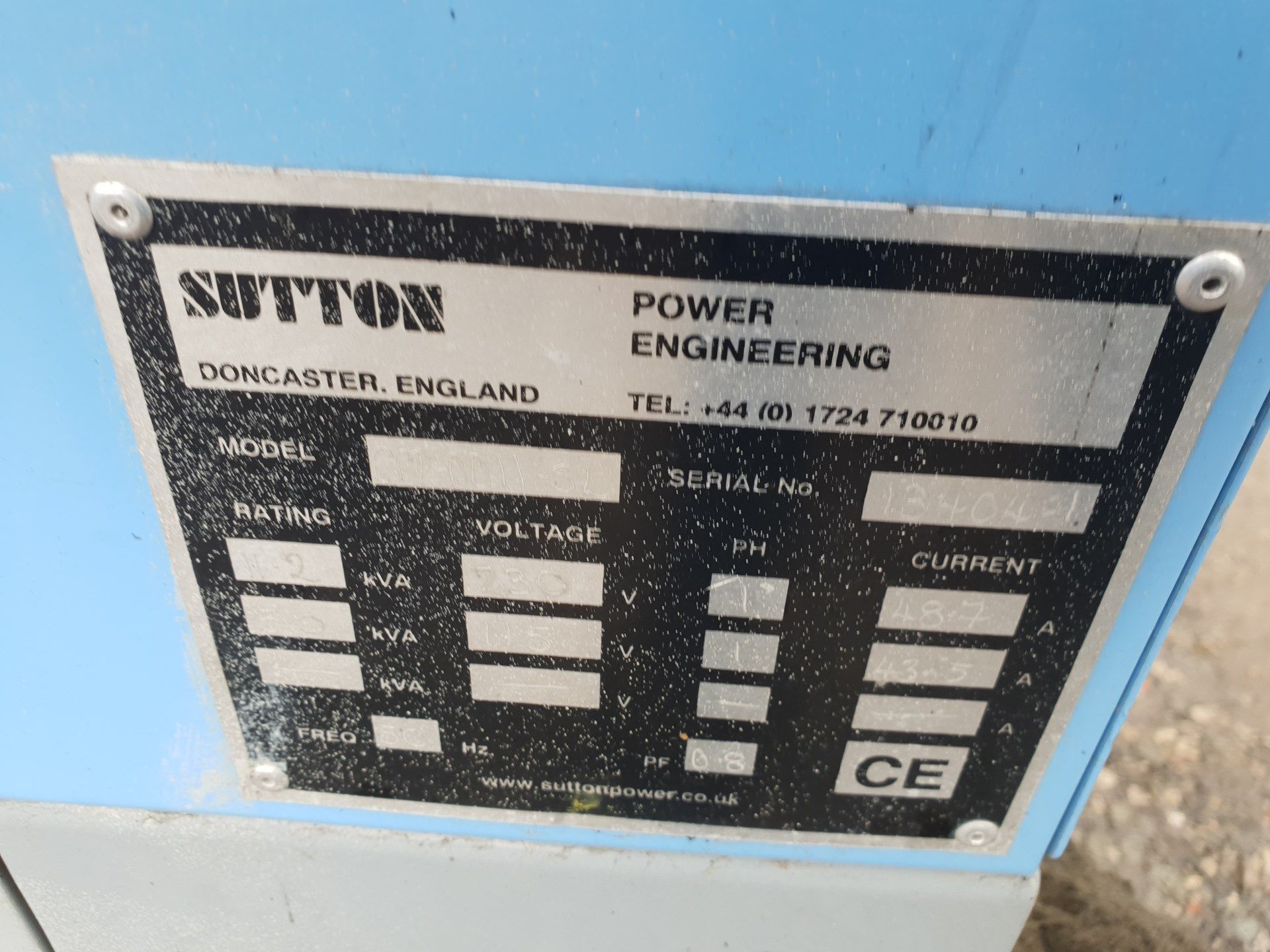 Sutton CM-0011-SL 11Kva Silenced Generator - Image 6 of 6