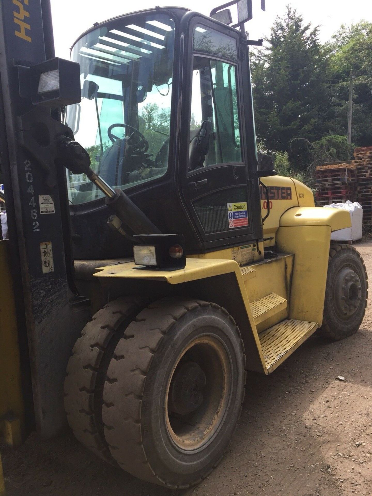 9 Ton Forklift Truck Hyster With Block Grab Attachment - Image 4 of 6