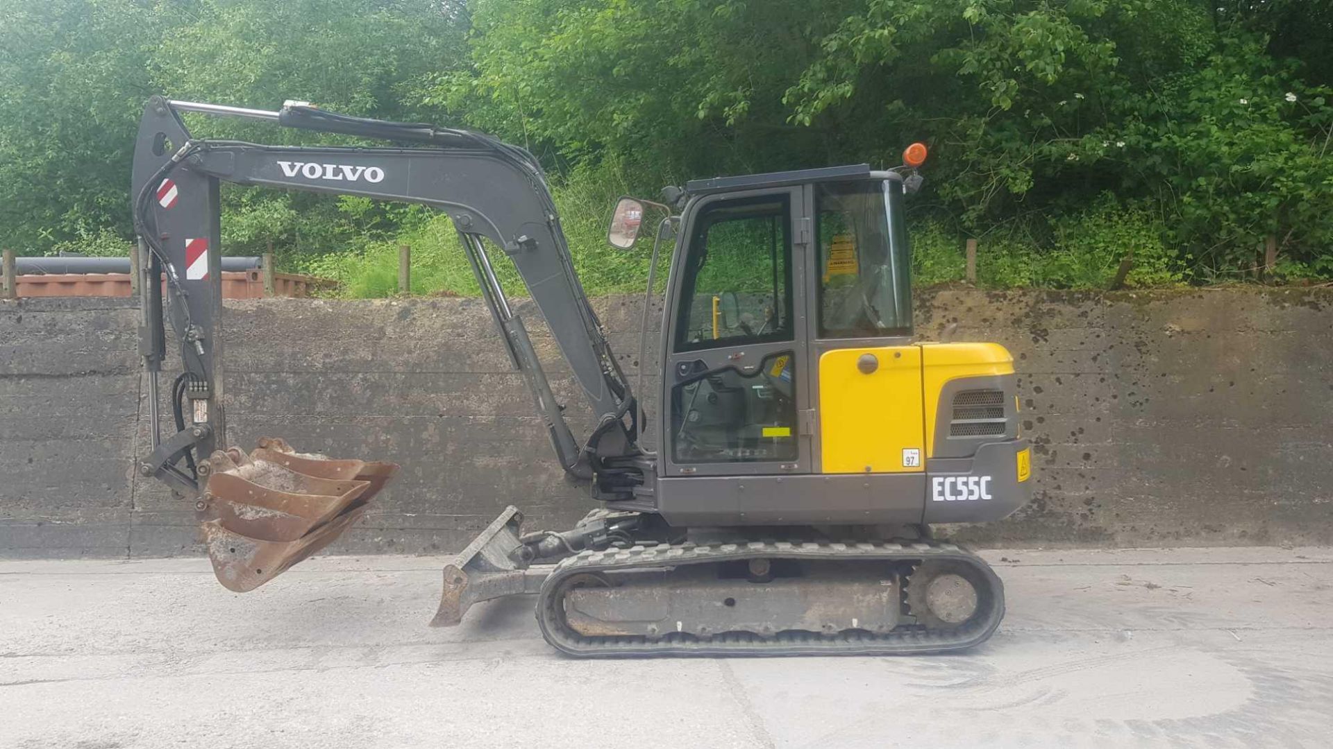 2013 Volvo EC55c 5 Tonne Excavator