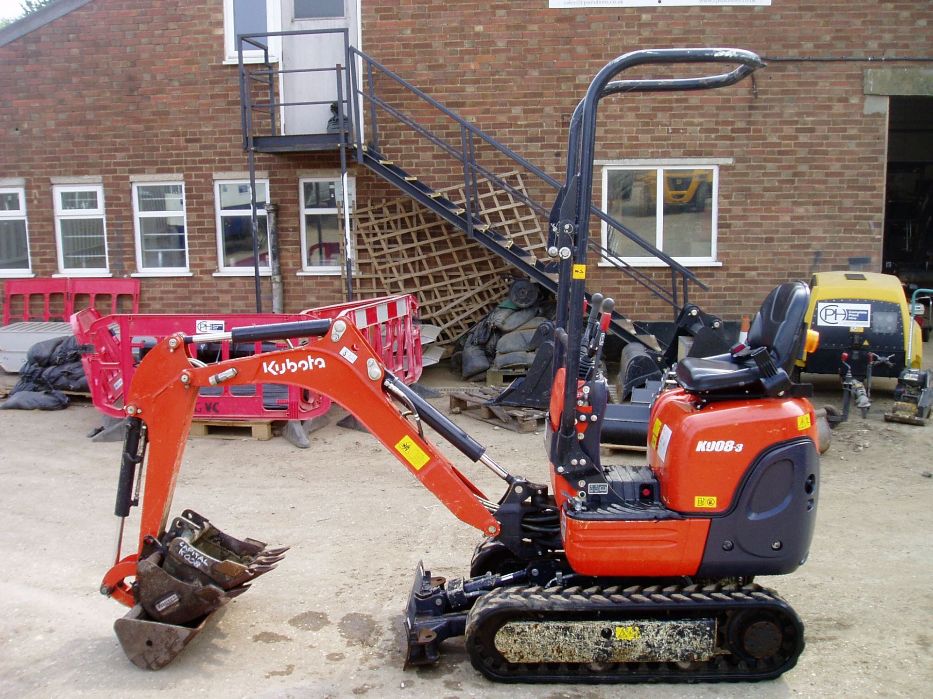 Kubota K008-3 30194 980Kgs Micro Excavator - Image 12 of 19