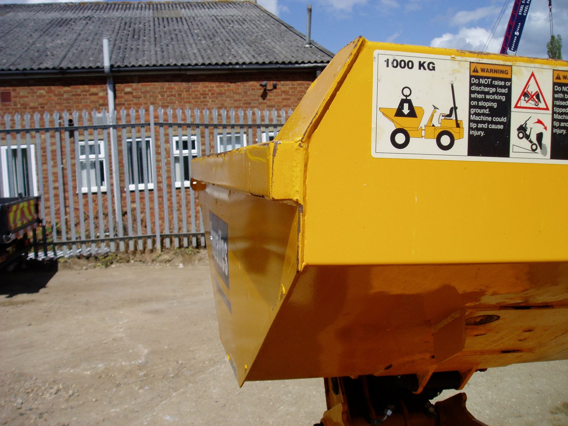 Thwaites 1 Tonne High Tip E1087 Dumper - Image 8 of 22