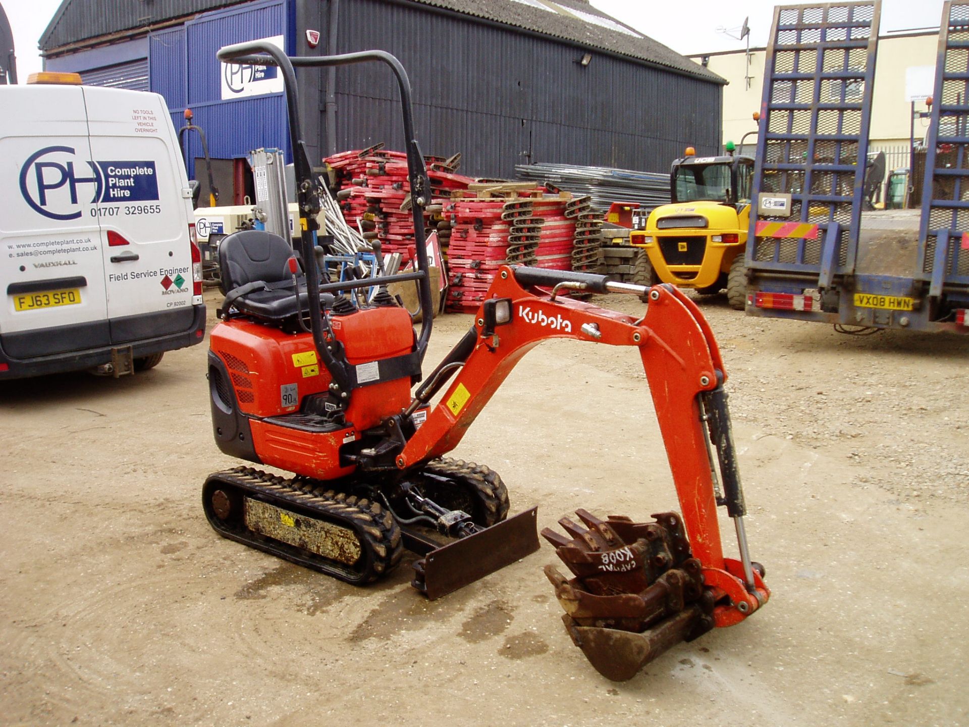 Kubota K008-3 30193980Kgs Micro Excavator - Image 4 of 17