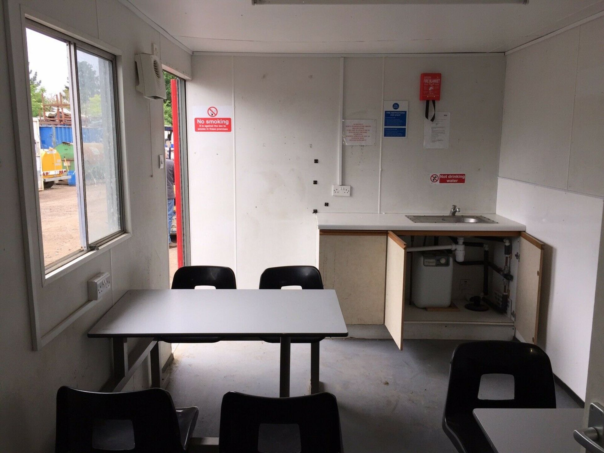 Site Cabin Office Welfare Unit Canteen Drying Room 24ft Anti Vandal Steel - Image 9 of 12