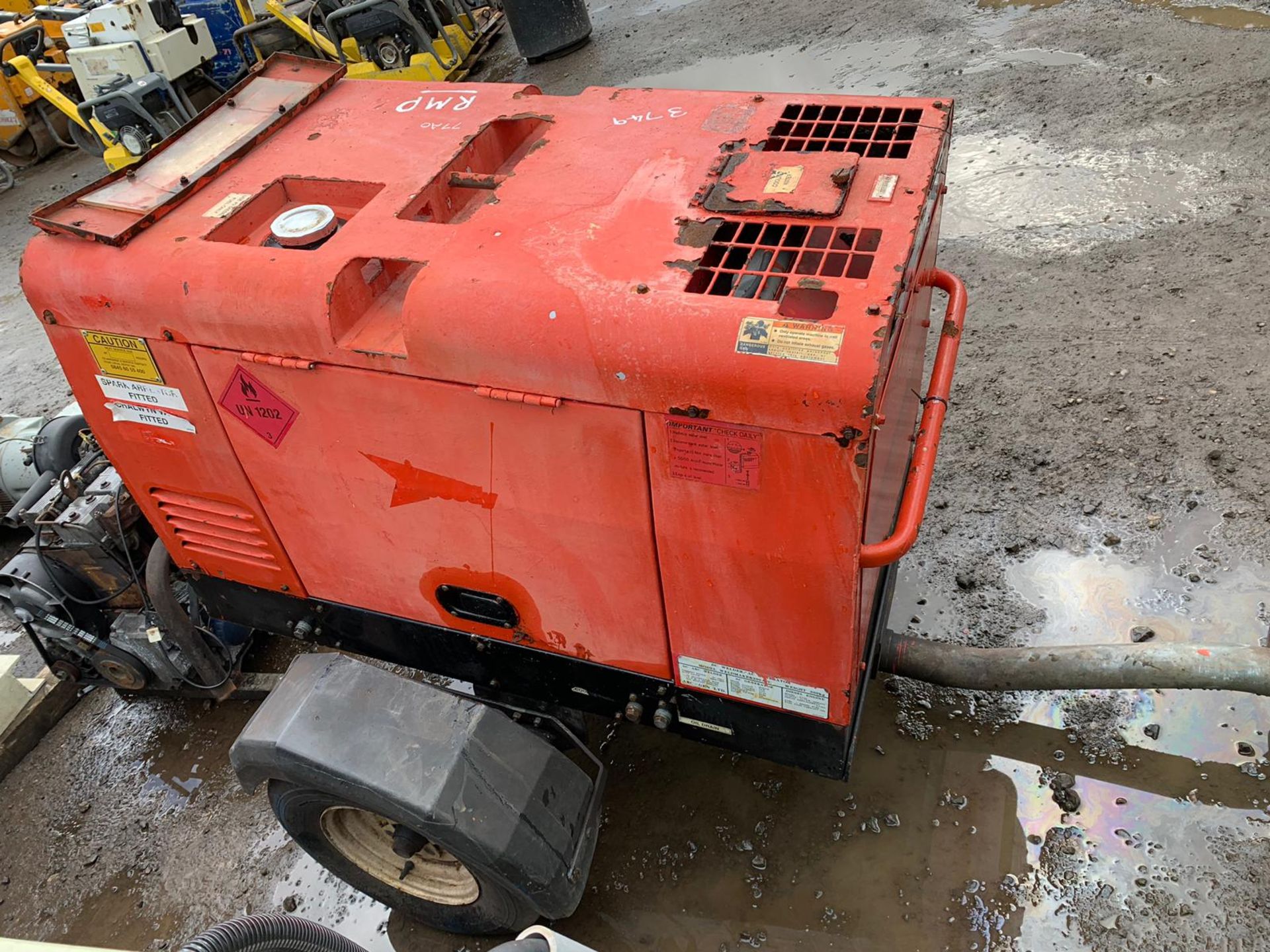 Arc Gen 12Kva Towable Diesel Welder Generator - Image 2 of 5