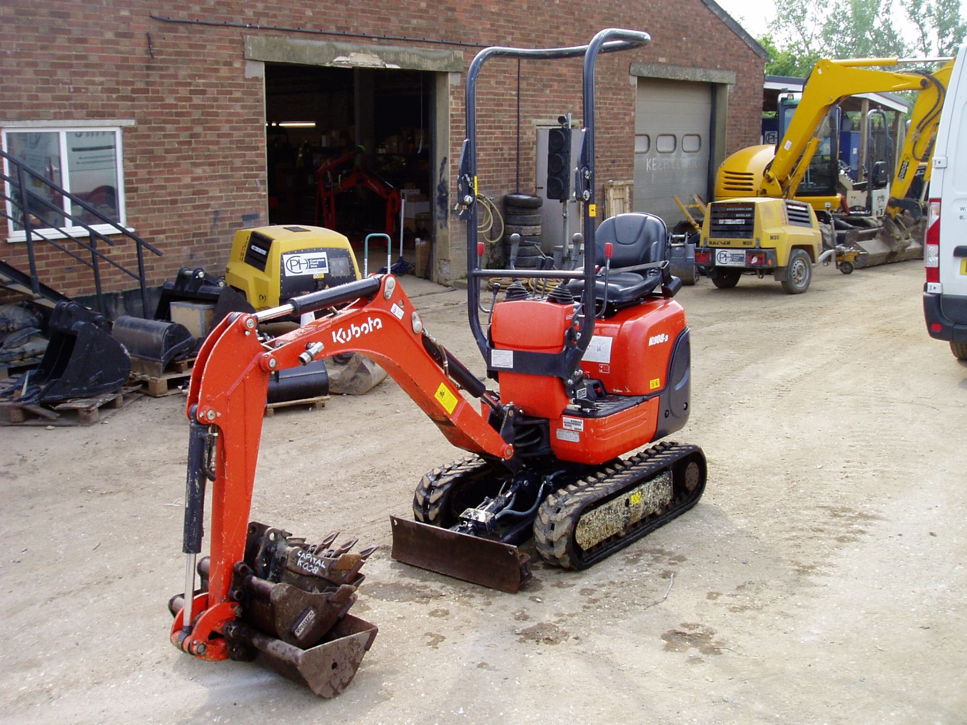 Kubota K008-3 30194 980Kgs Micro Excavator - Image 13 of 19