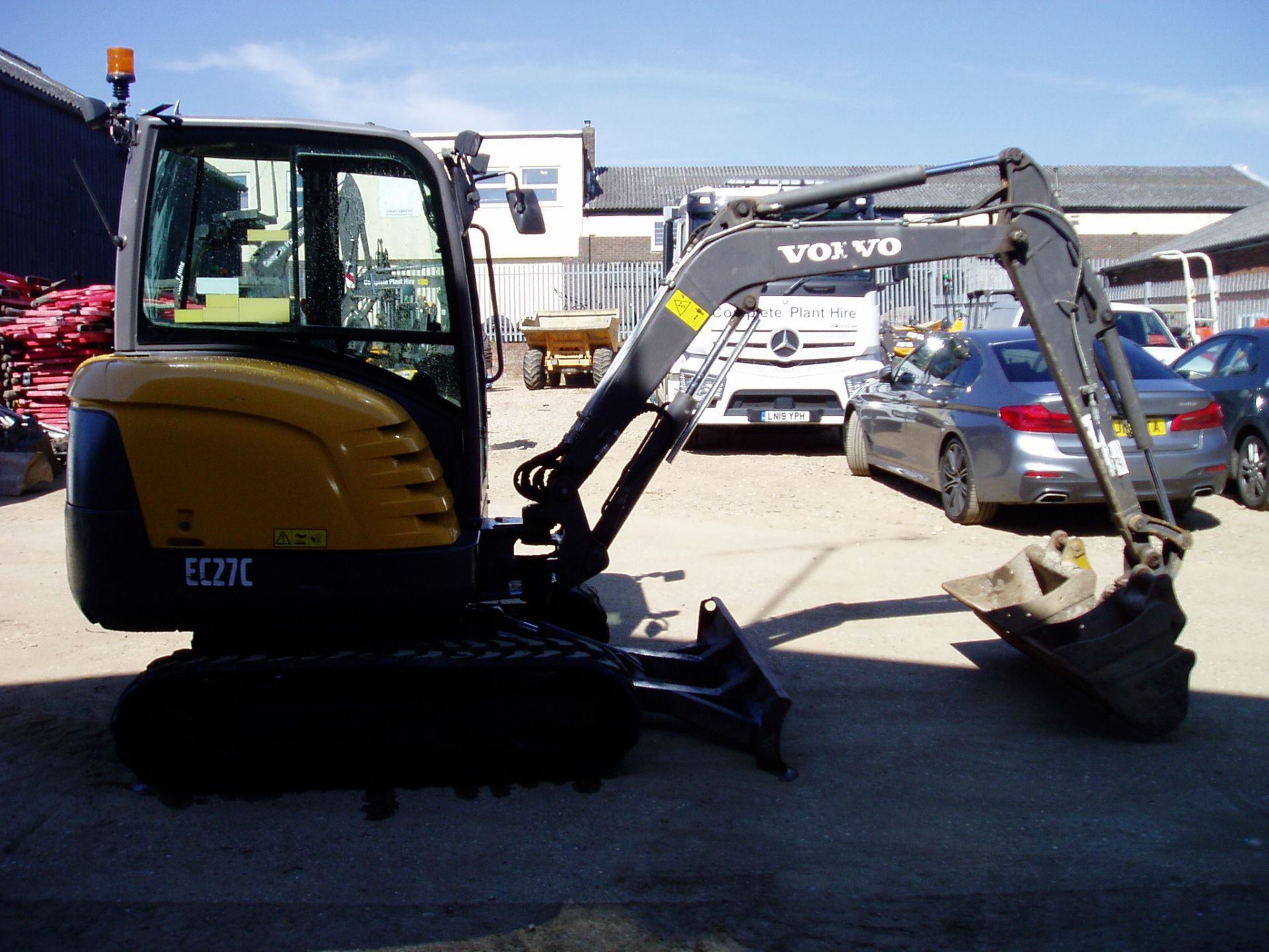 Volvo EC27C 44612790Kgs Mini Excavator - Image 5 of 21