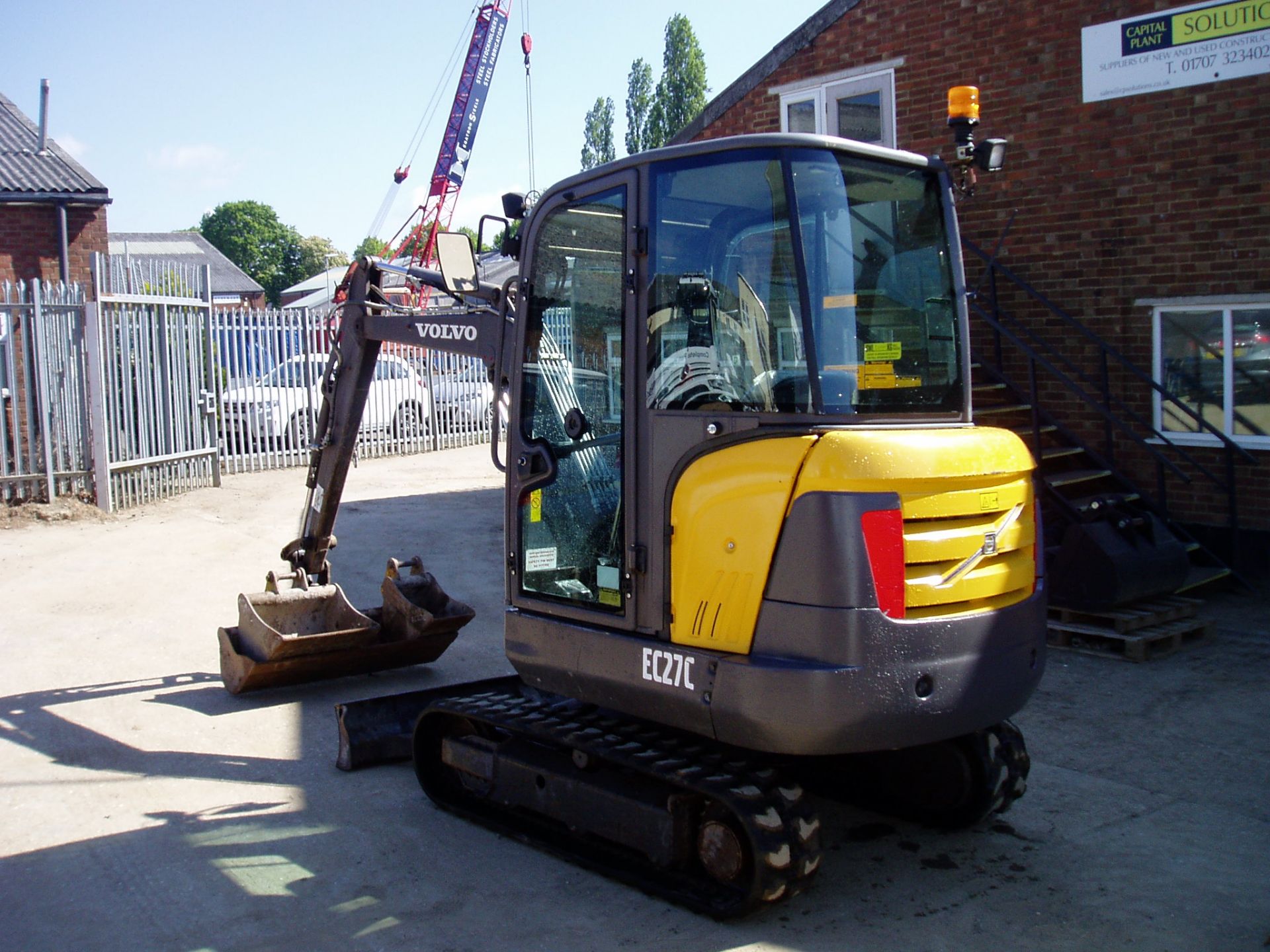 Volvo EC27C 44612790Kgs Mini Excavator - Image 8 of 21