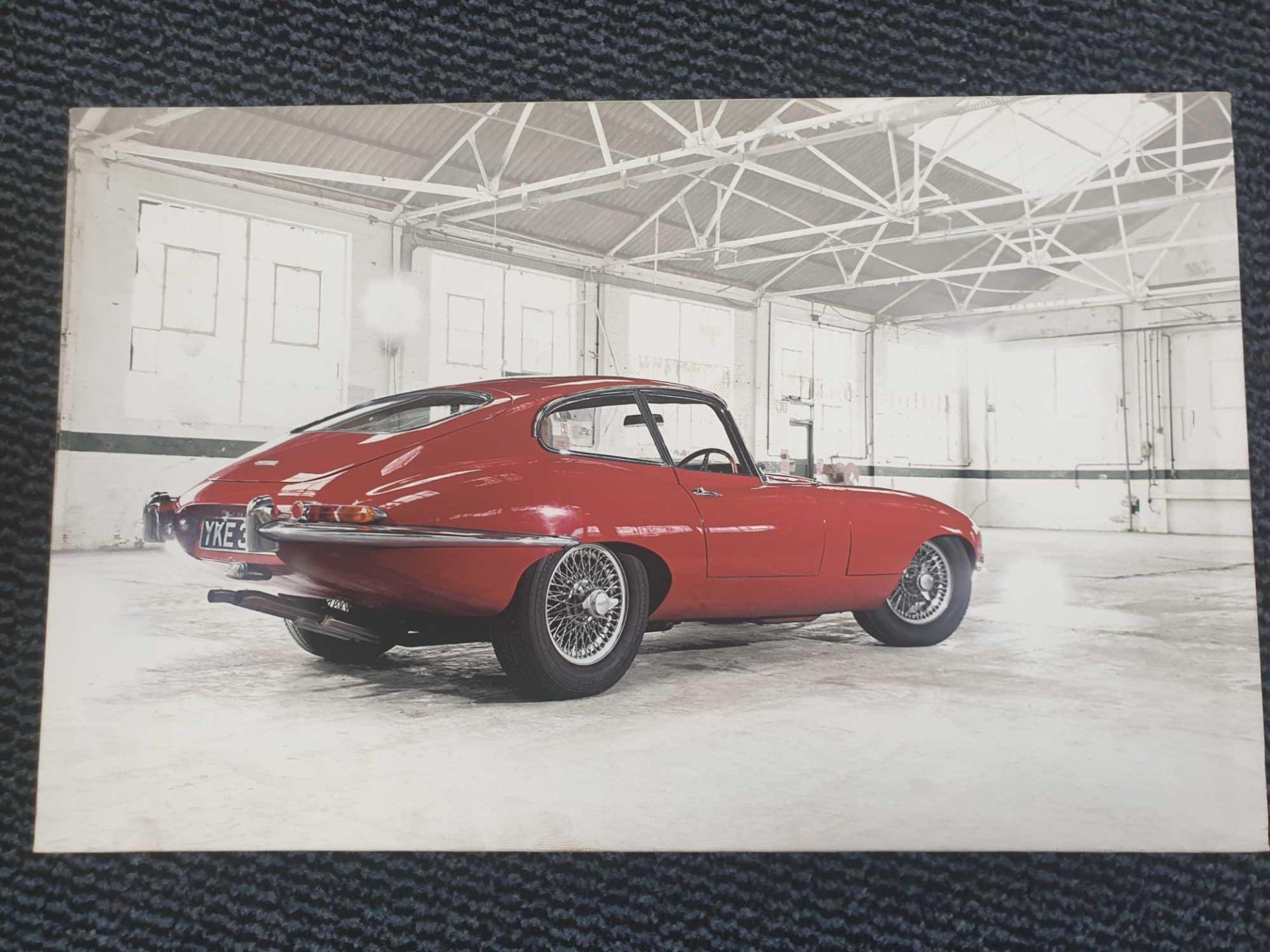 Original Jaguar E-Type canvas