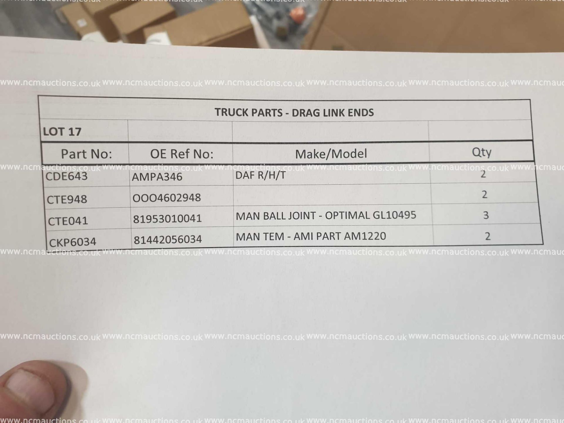 Commercial truck drag link ends - Image 2 of 2