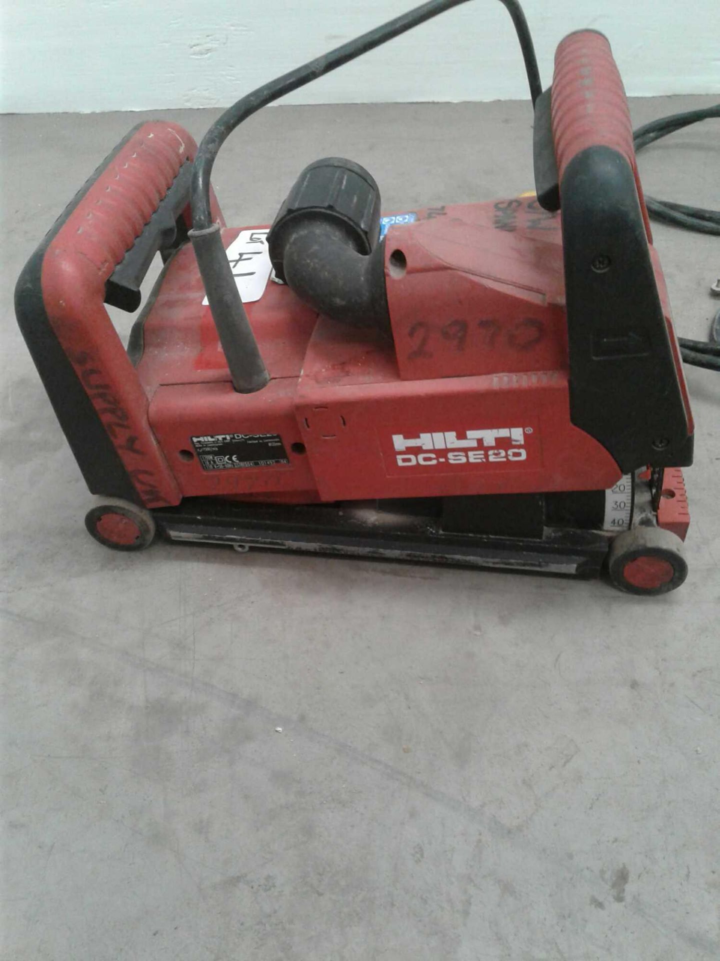 Hilti wall chaser 110v - Image 3 of 3