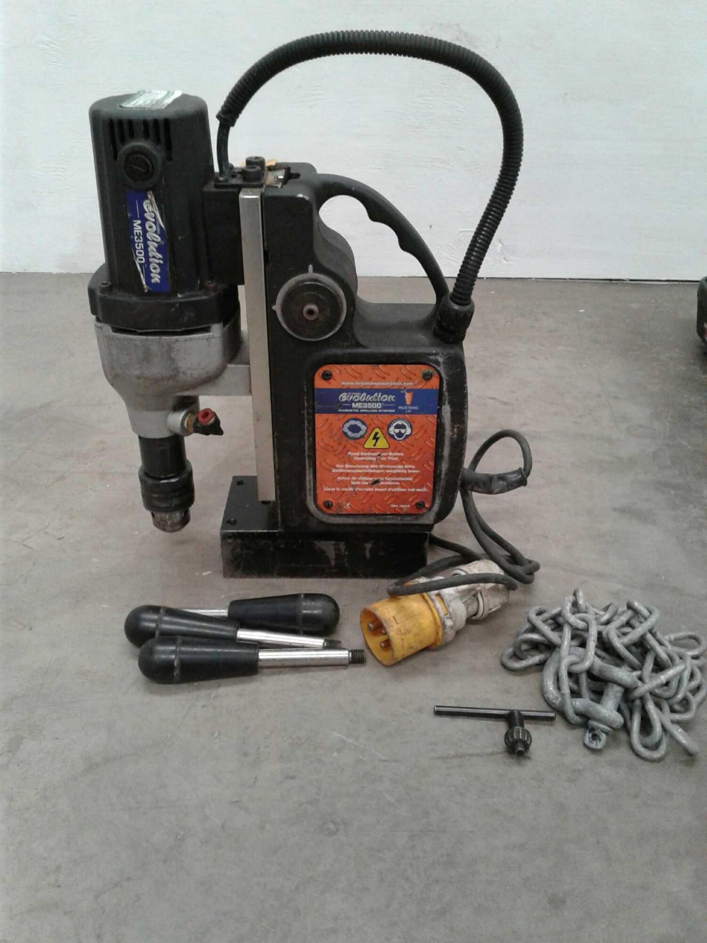 Evolution 110 V mag drill me3500 - Image 2 of 4