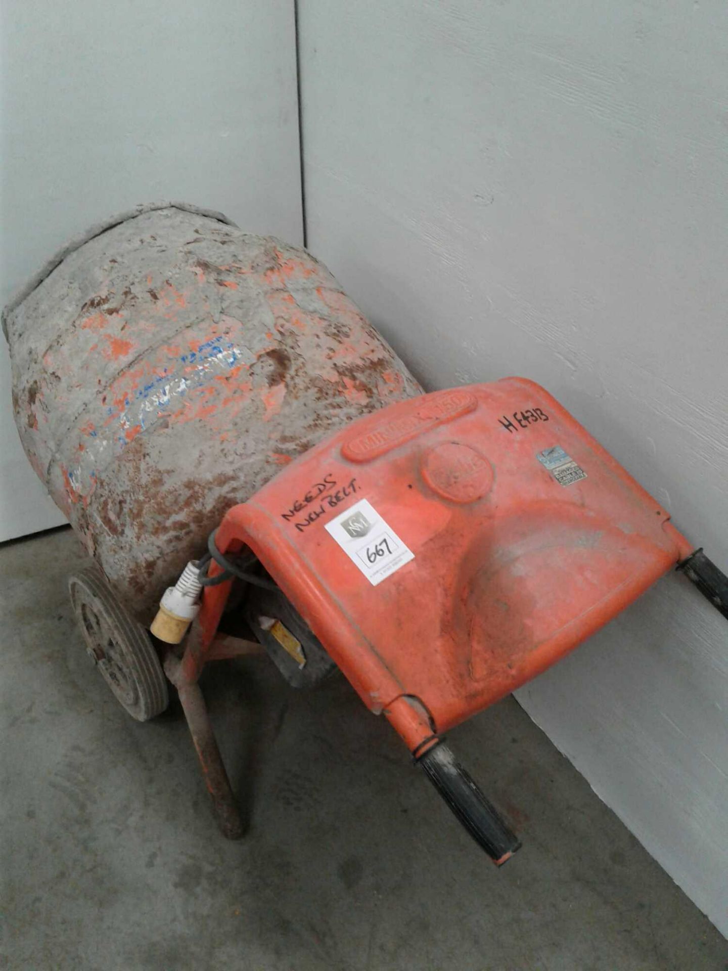 Belle minimix 150 cement mixer 110 V