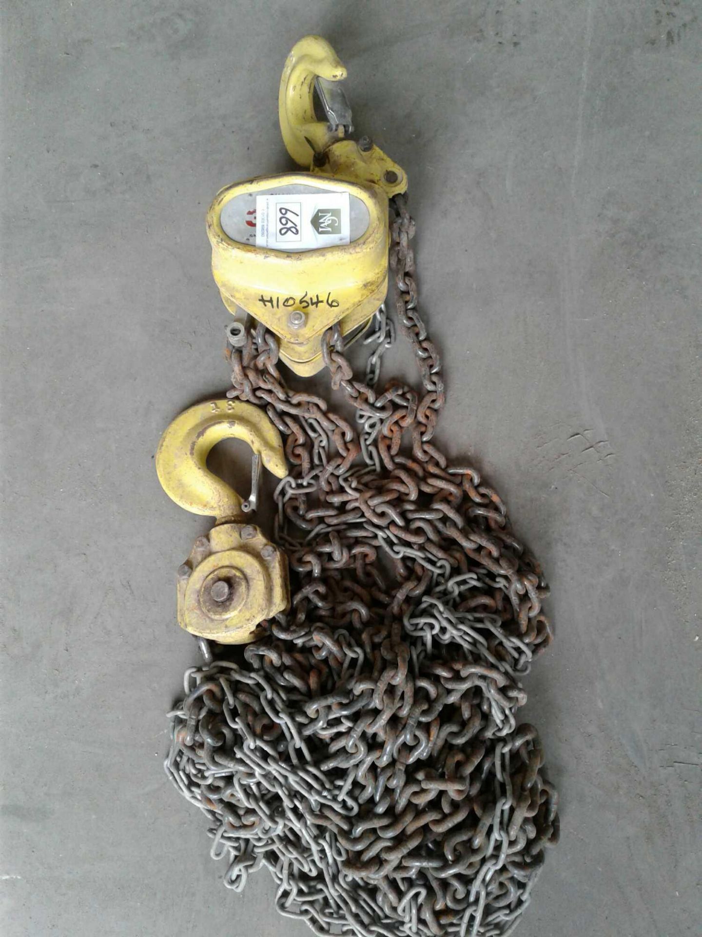 3 ton single point chain hoist