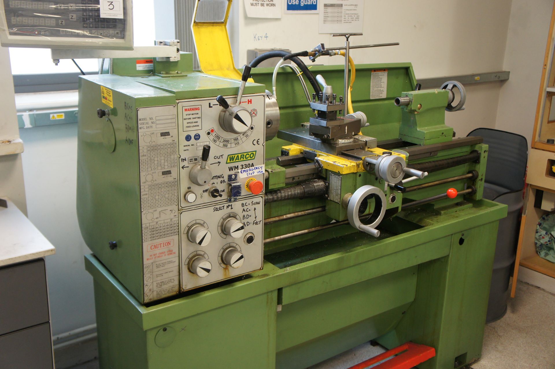 Warco WM3300A lathe - Image 2 of 7