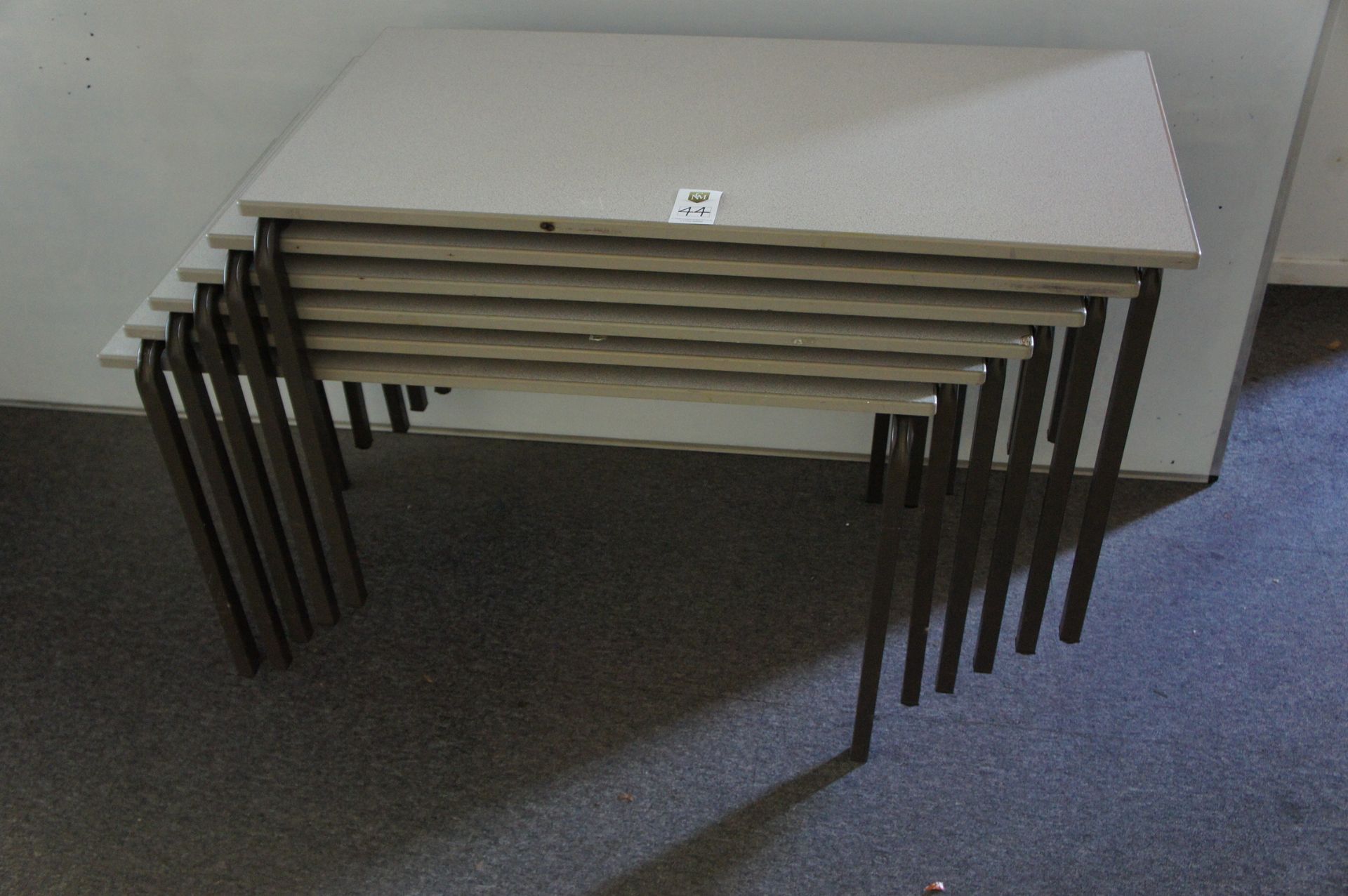 Steel frame tables (6)