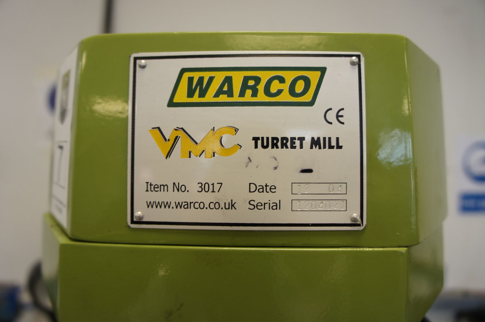 Warco VMC turret mill - Image 5 of 5