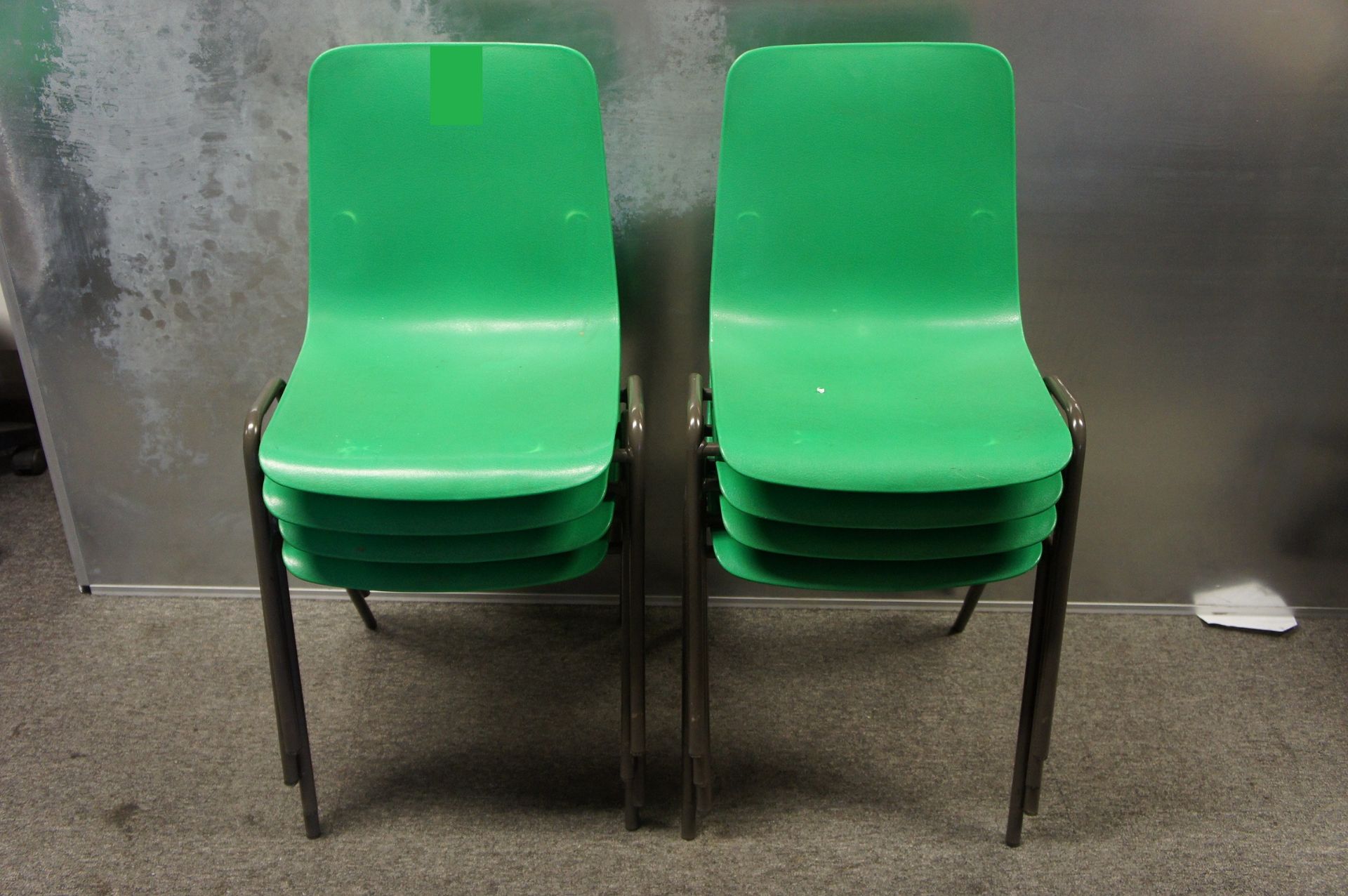 Remploy poly chairs (8)