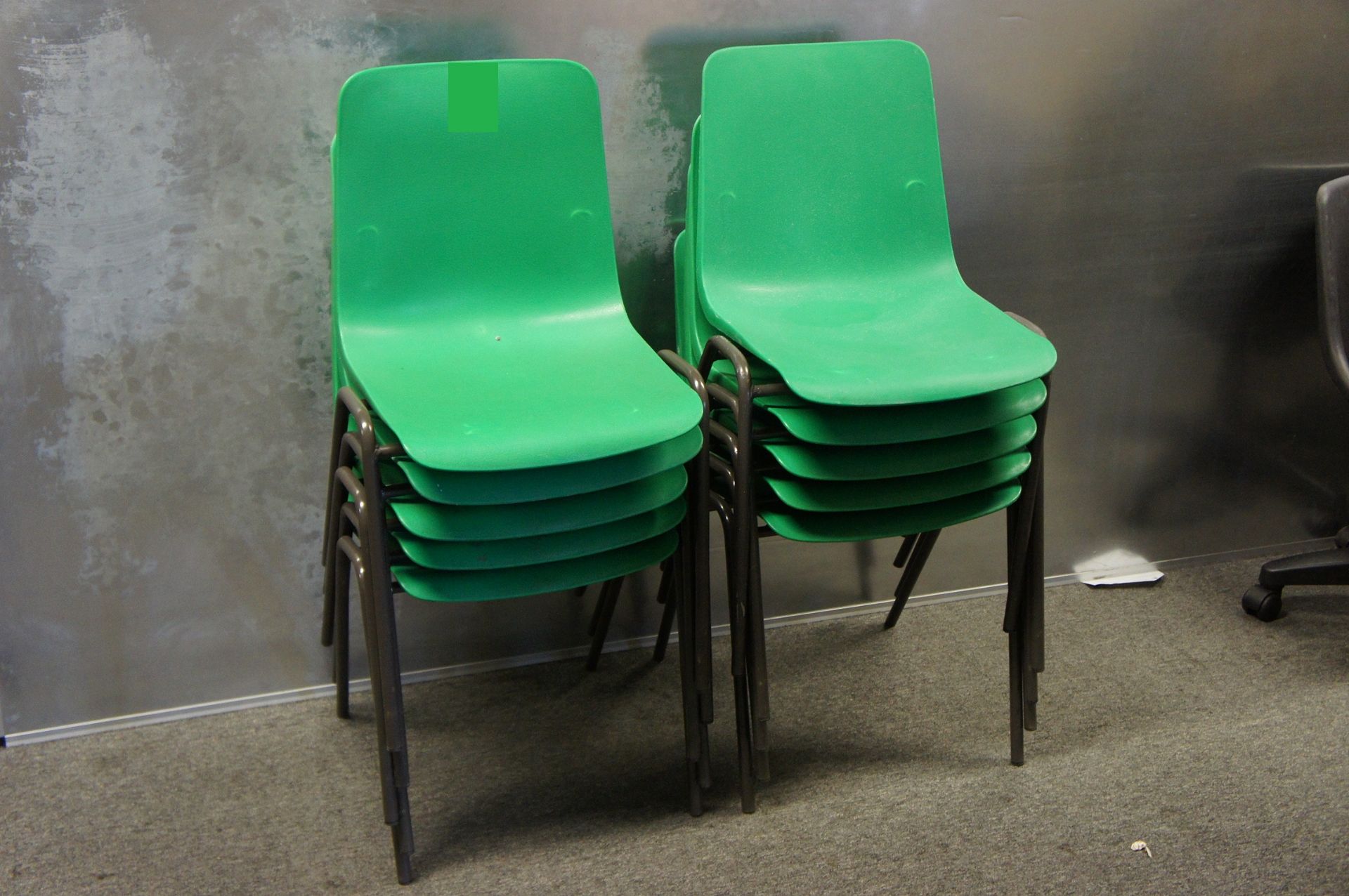 Remploy poly chairs (10) - Image 2 of 2