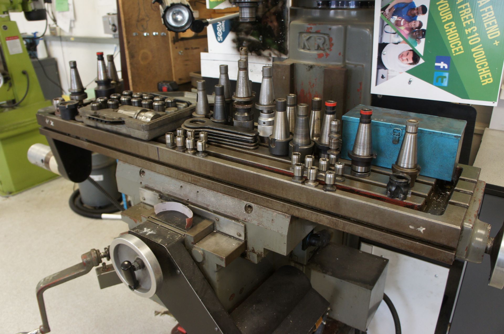 KRV 3000 turret head milling machine - Image 5 of 7