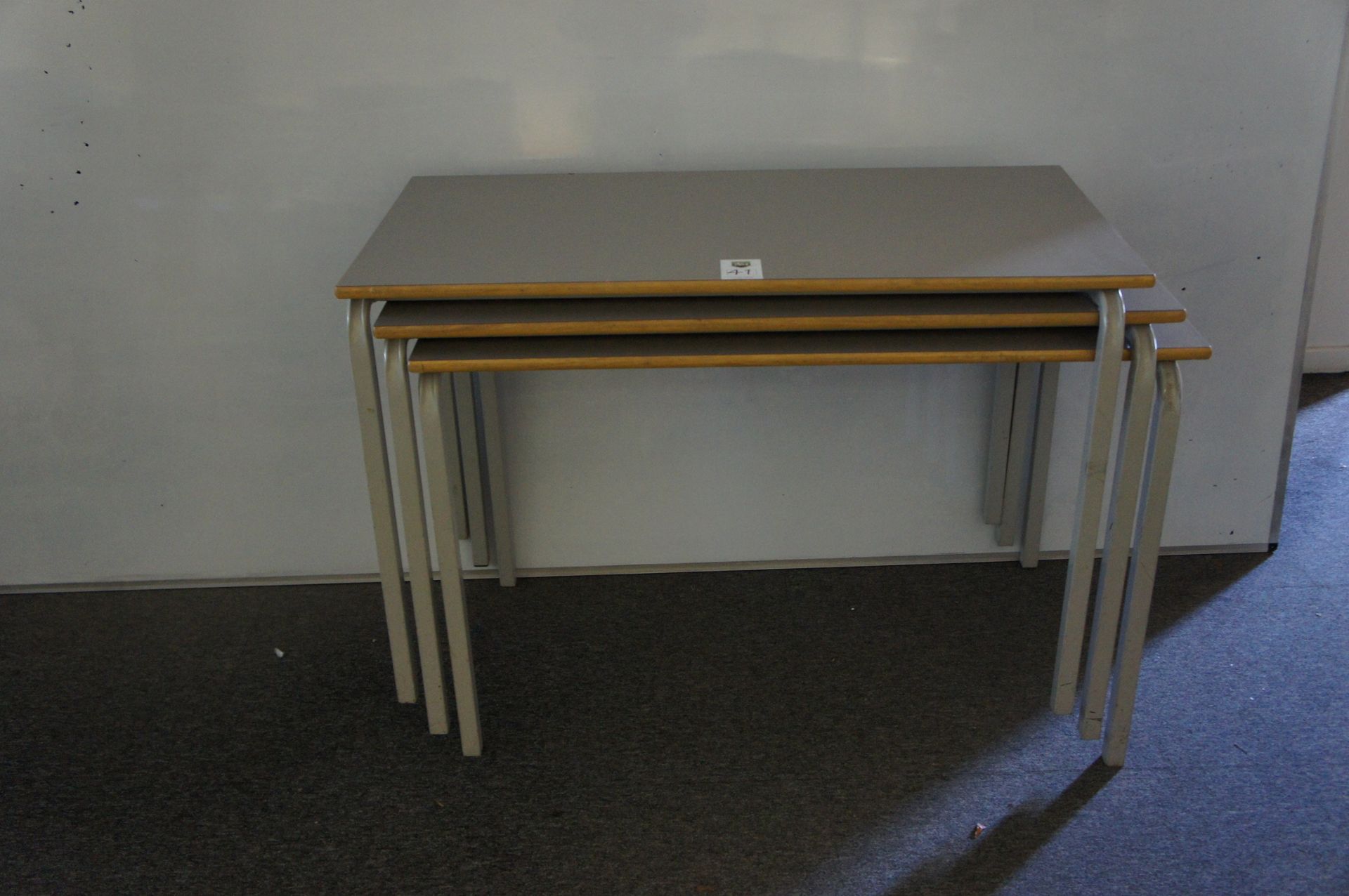 Steel frame tables (3)