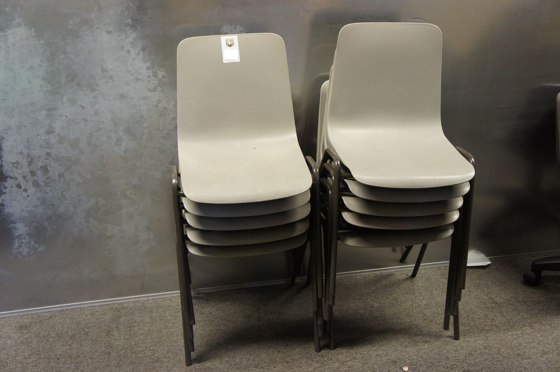 Remploy poly chairs (10) - Image 2 of 2