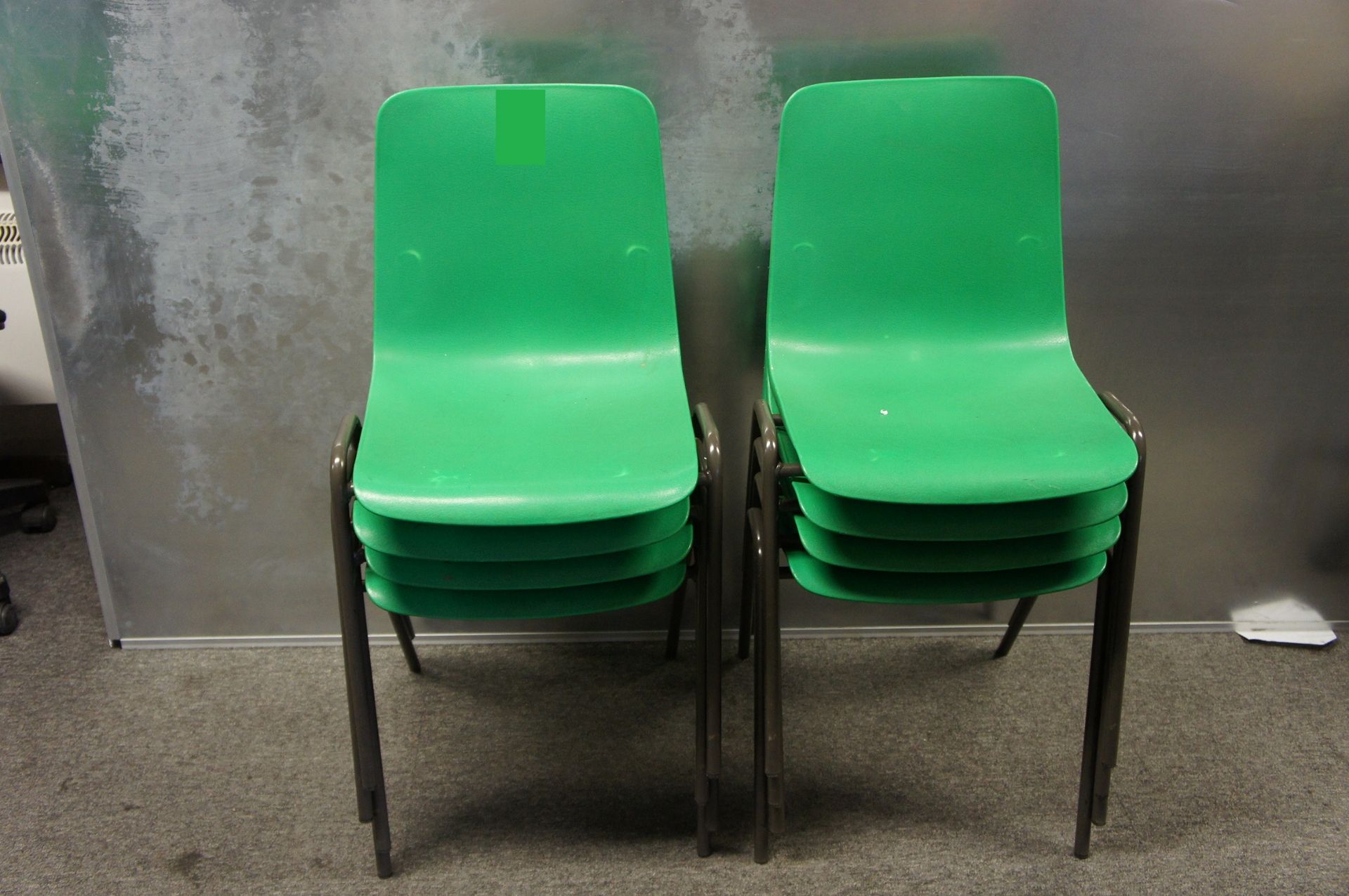 Remploy poly chairs (8) - Image 2 of 2