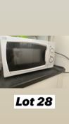 Fully Working White Microwave