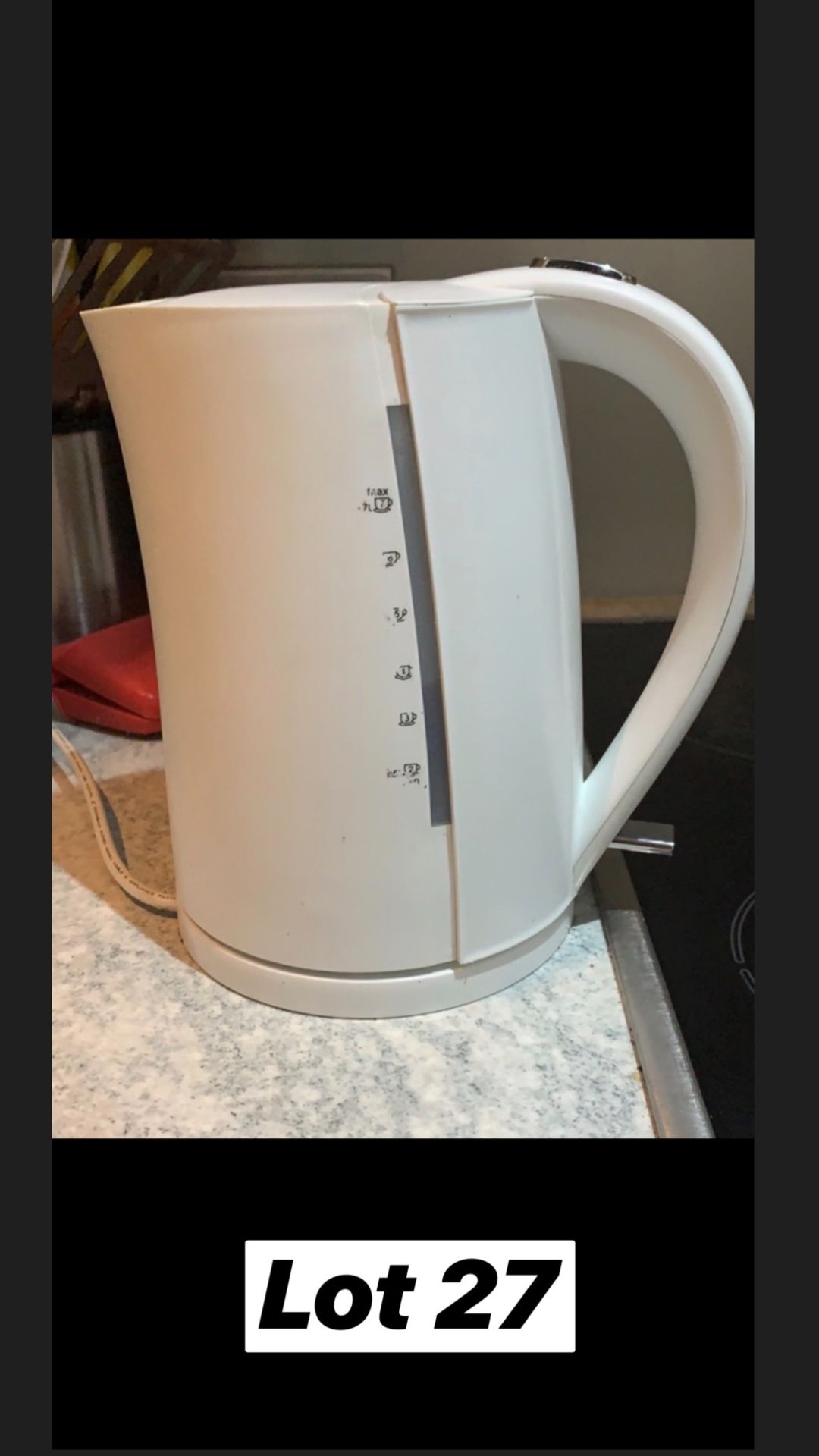 Fully Working White Kettle