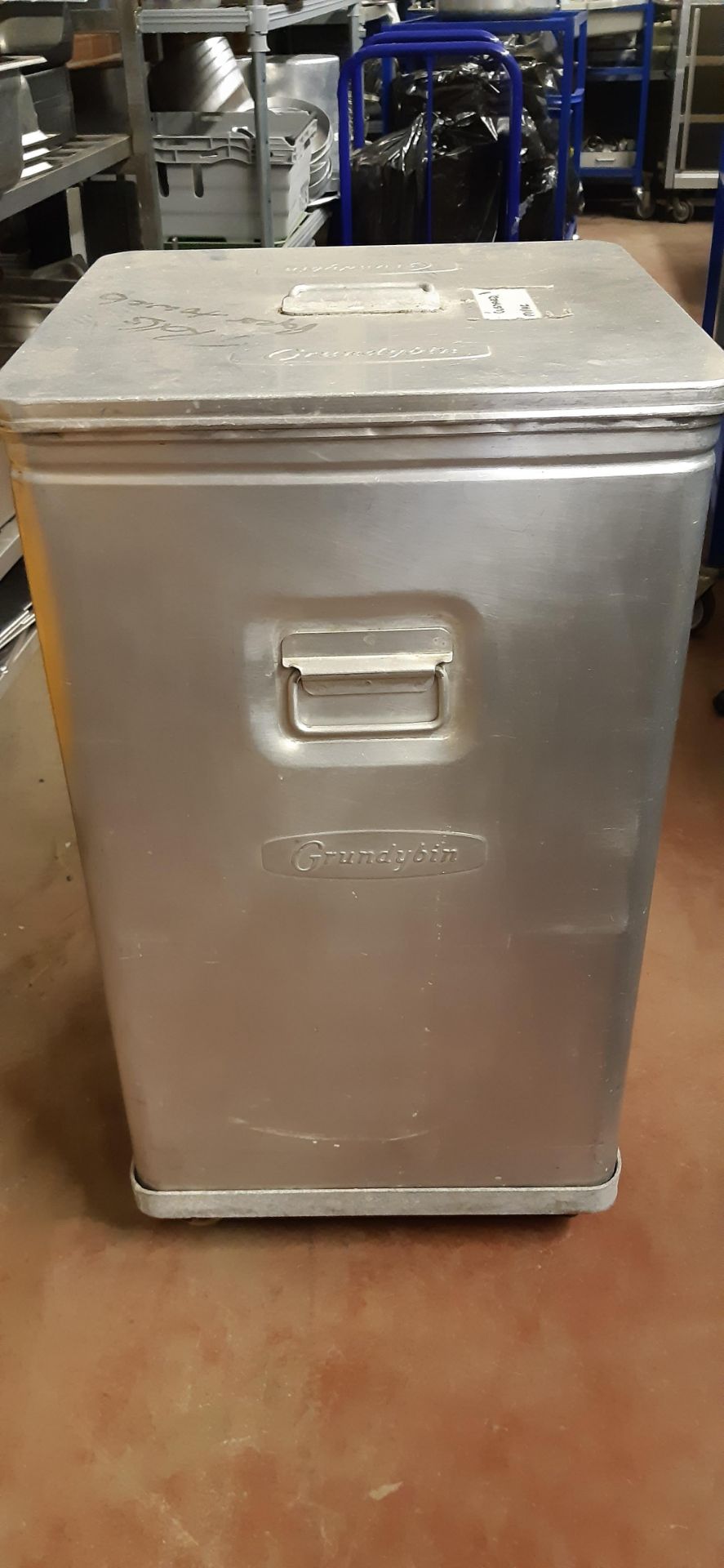 Vintage Aluminium Grundy Bin