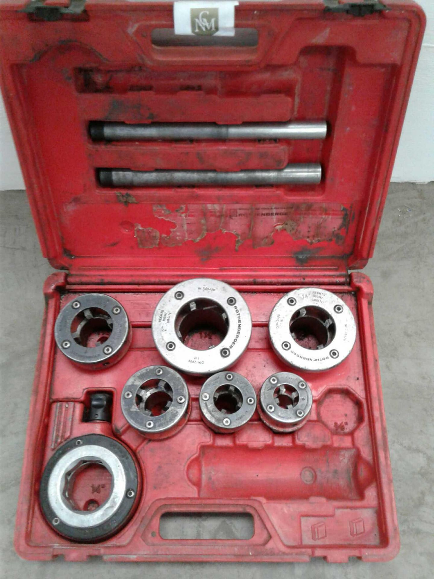 Rothenberger ratchet die set