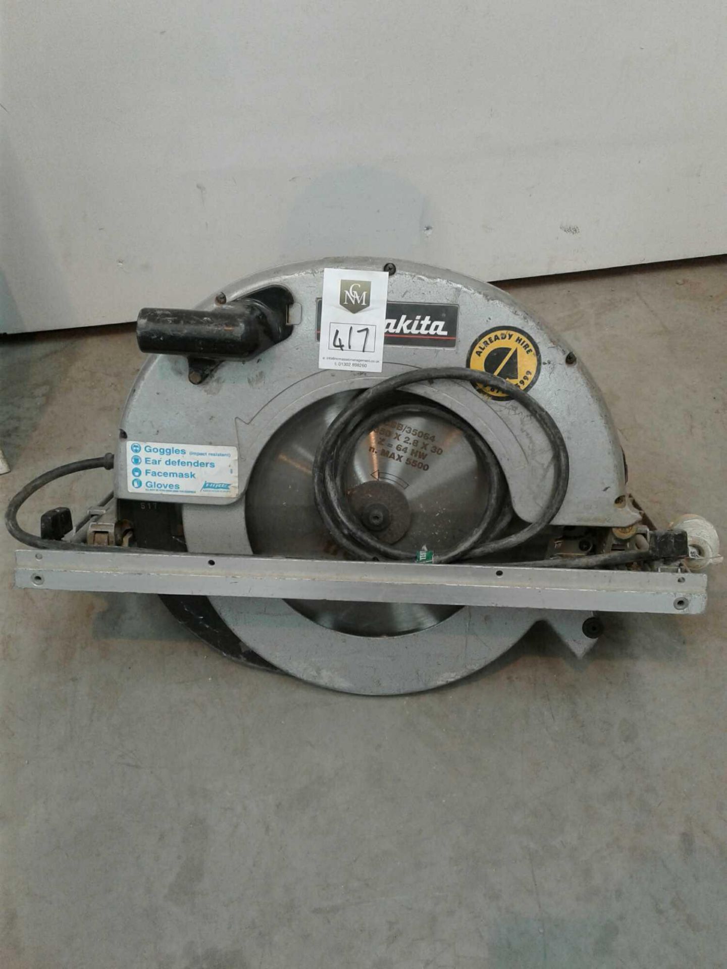 Makita circular saw 110 V