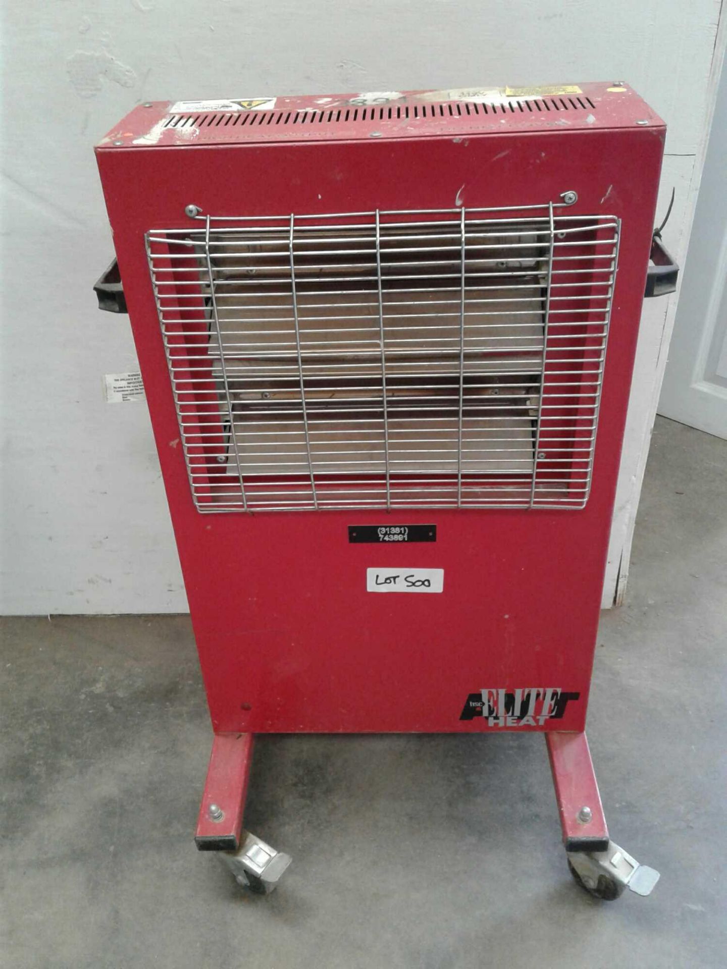 Elite red rad heater 110 V 32 amp