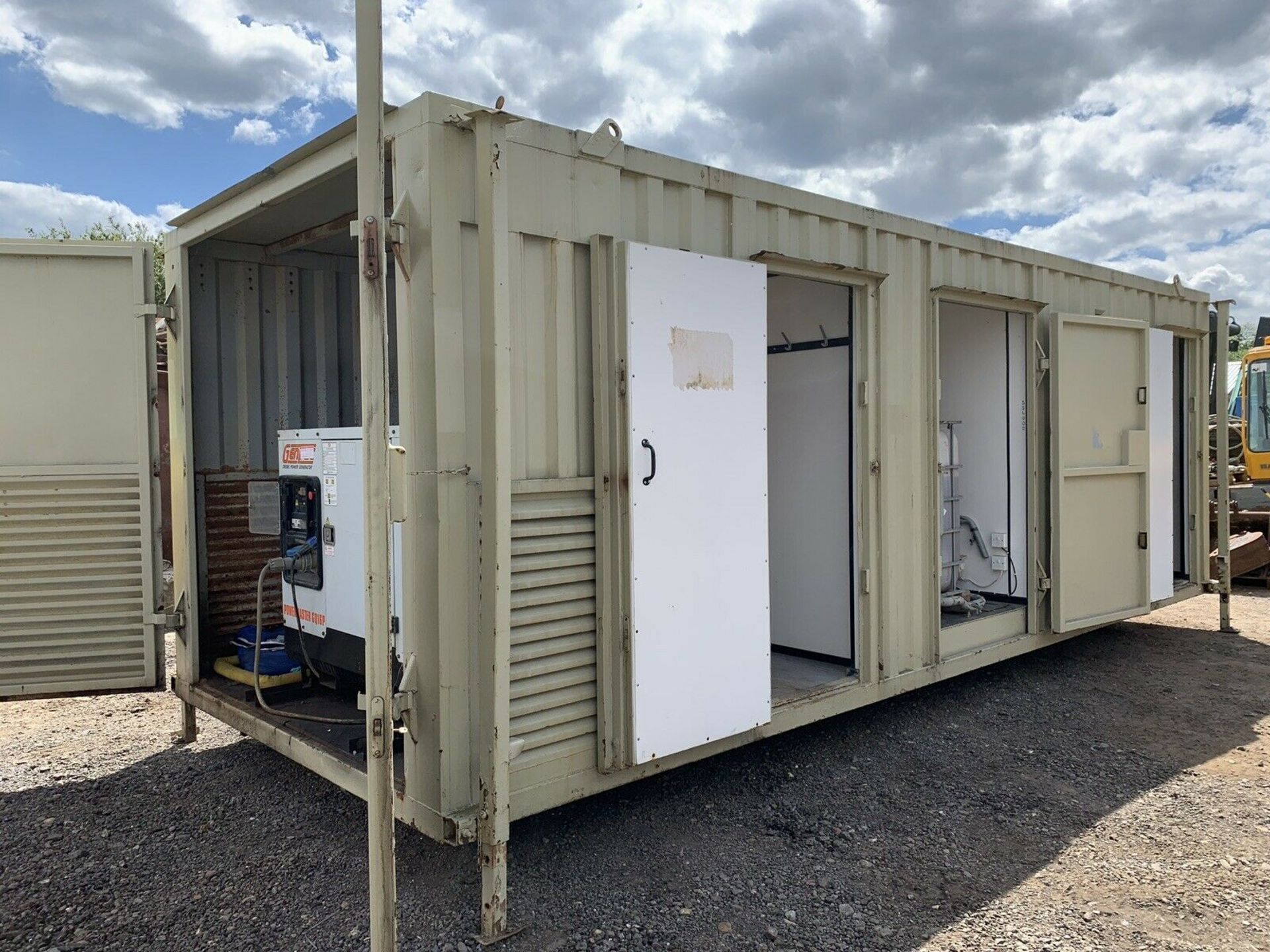 Anti Vandal Steel Welfare Unit Complete With Generator