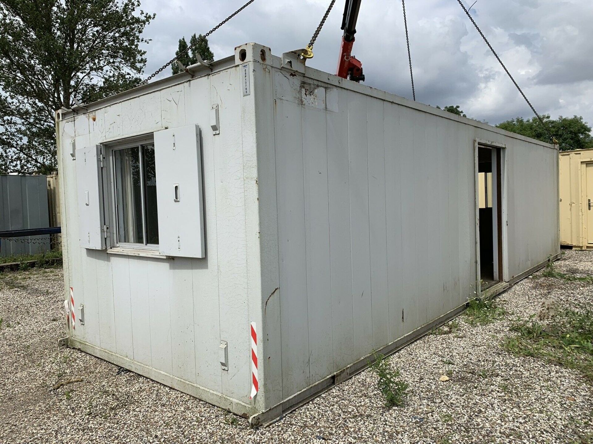 Anti Vandal Steel Portable Sleeper Unit Site Office