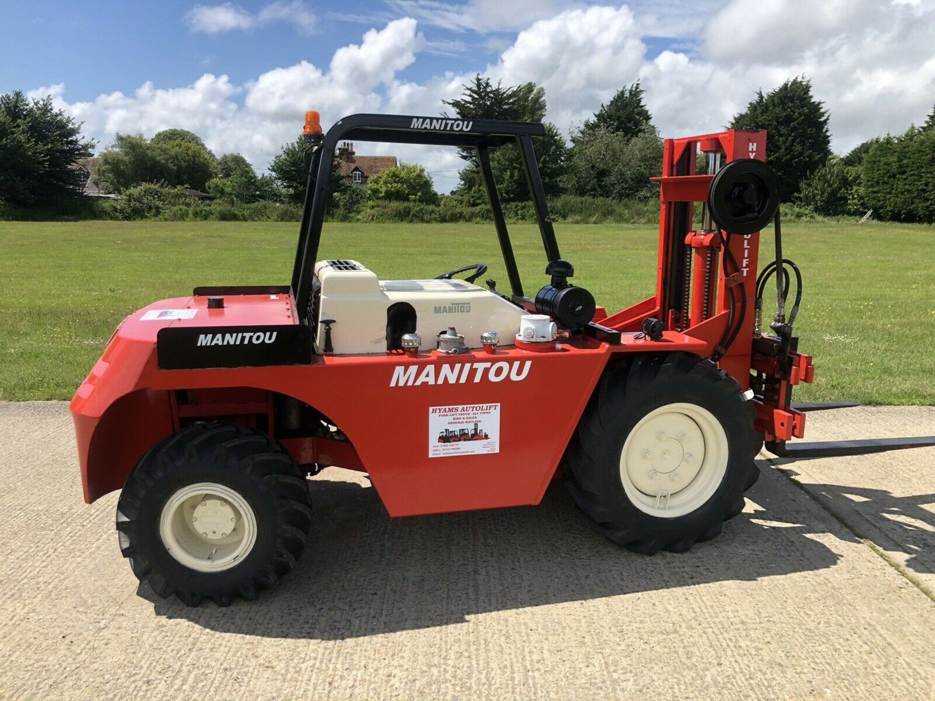 Manitou Rough Terrain Forklift - Image 8 of 9