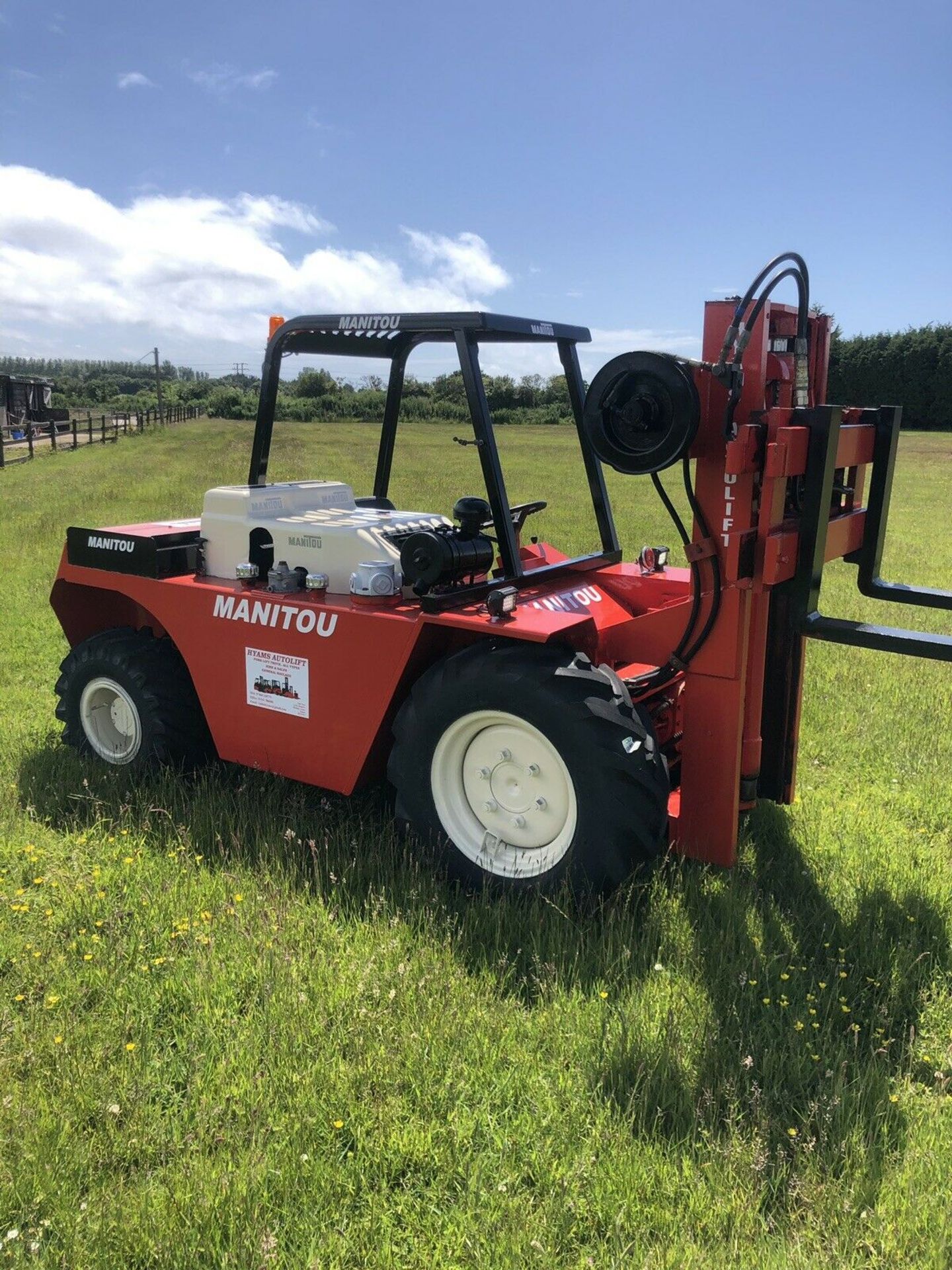Manitou Rough Terrain Forklift - Image 4 of 9
