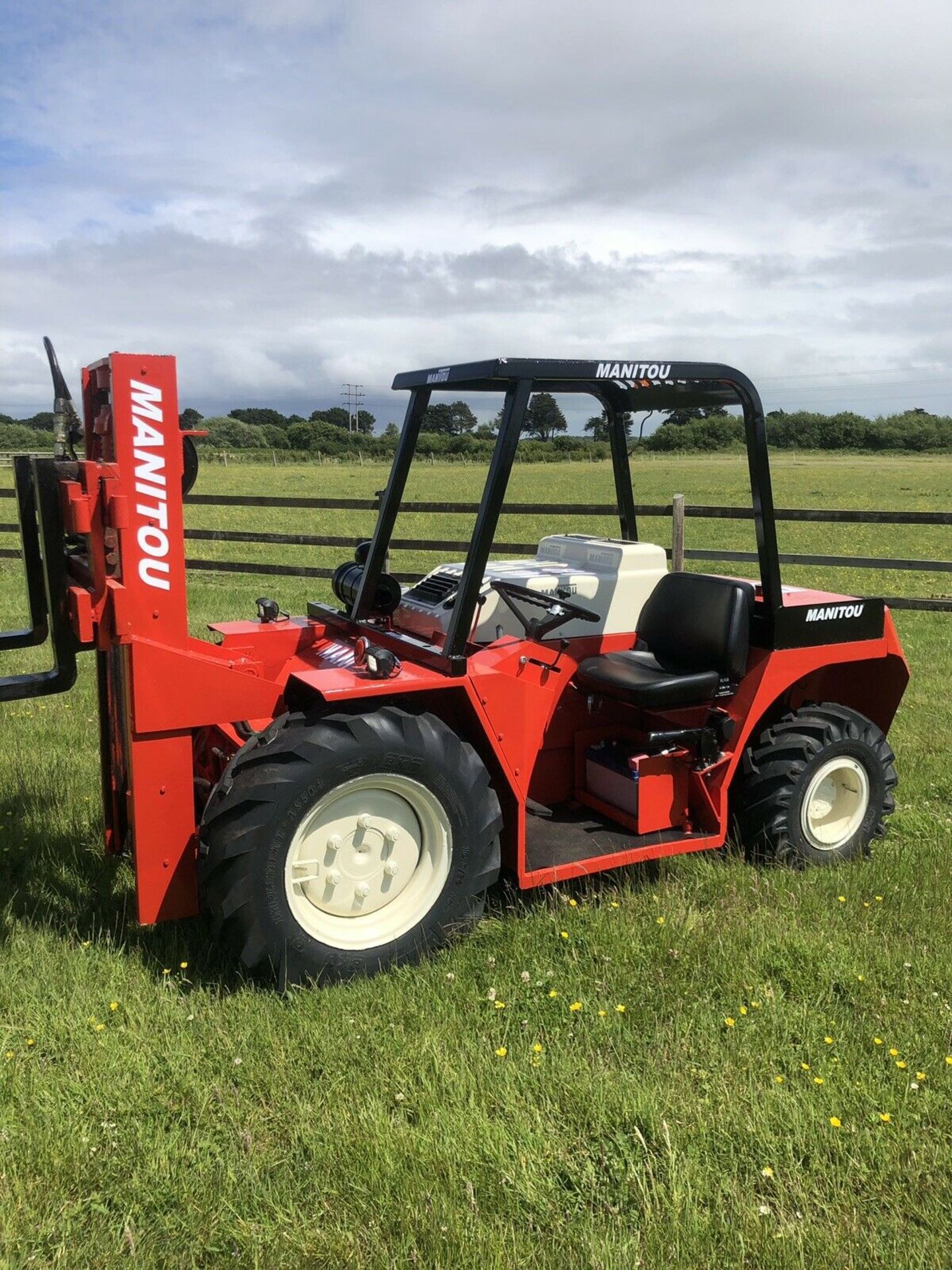 Manitou Rough Terrain Forklift