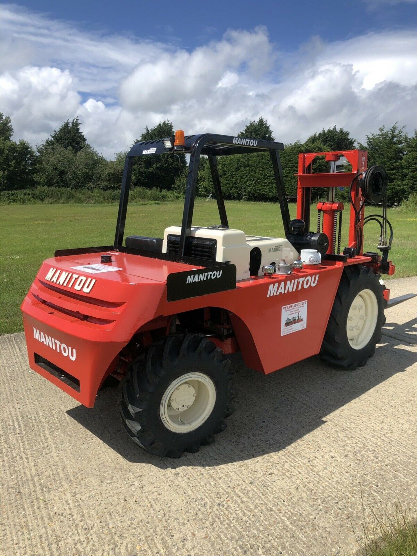 Manitou Rough Terrain Forklift - Image 9 of 9