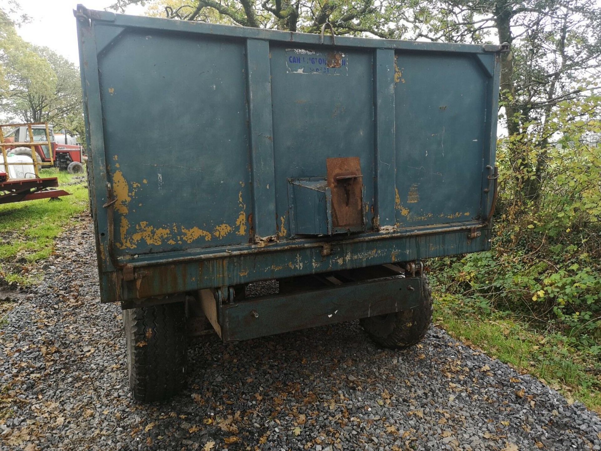 8 Ton Tipping / Grain Trailer. Twin Ram - Image 4 of 9