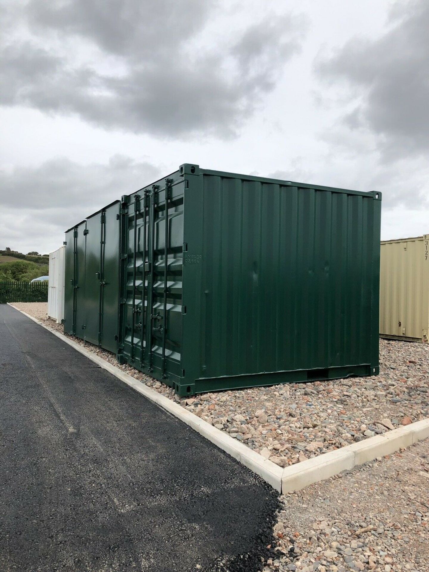 Refurbished 10Ft X 8Ft Steel Storage Shipping Container - Image 2 of 4