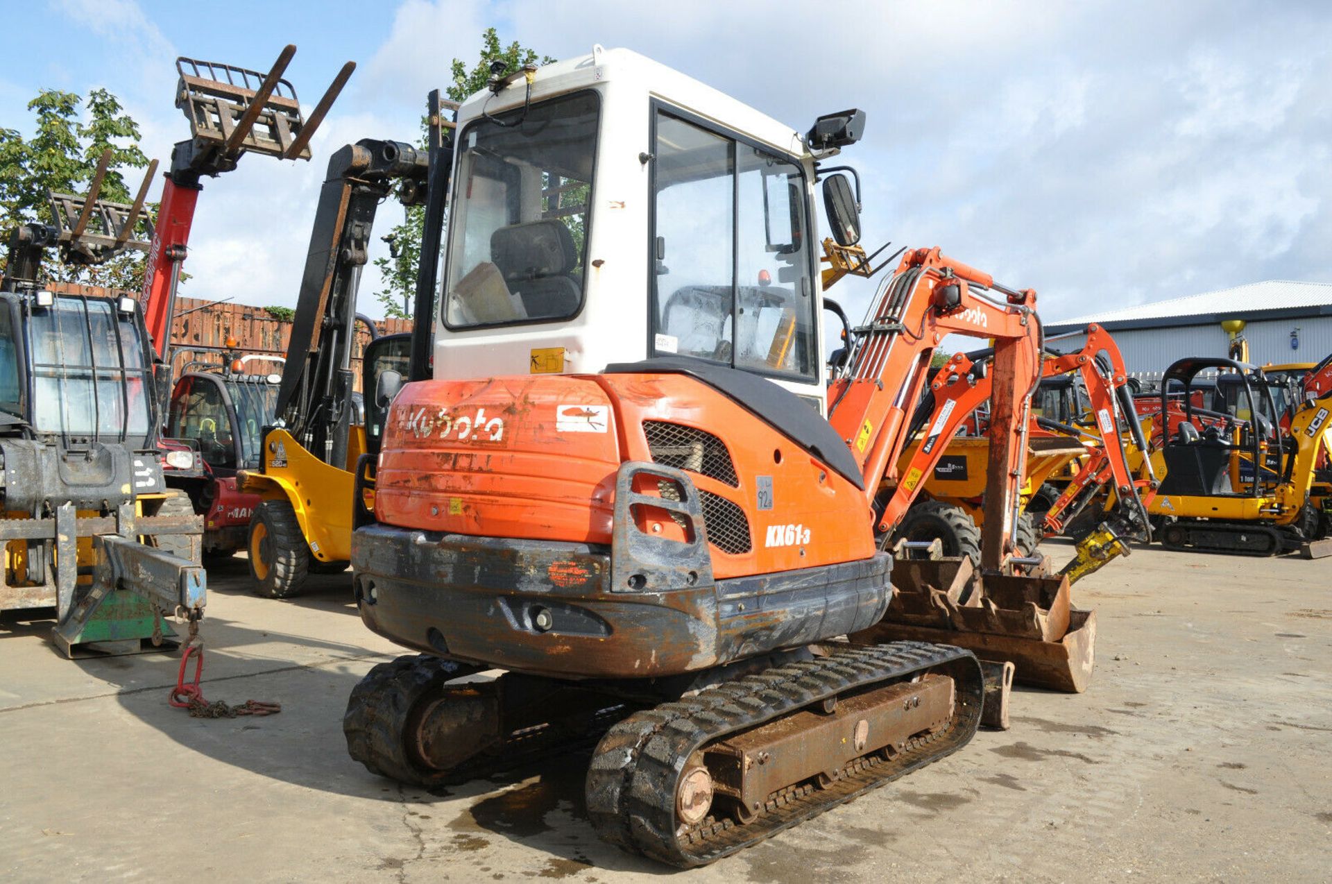 Kubota KX61-3 Mini Excavator - Image 3 of 11