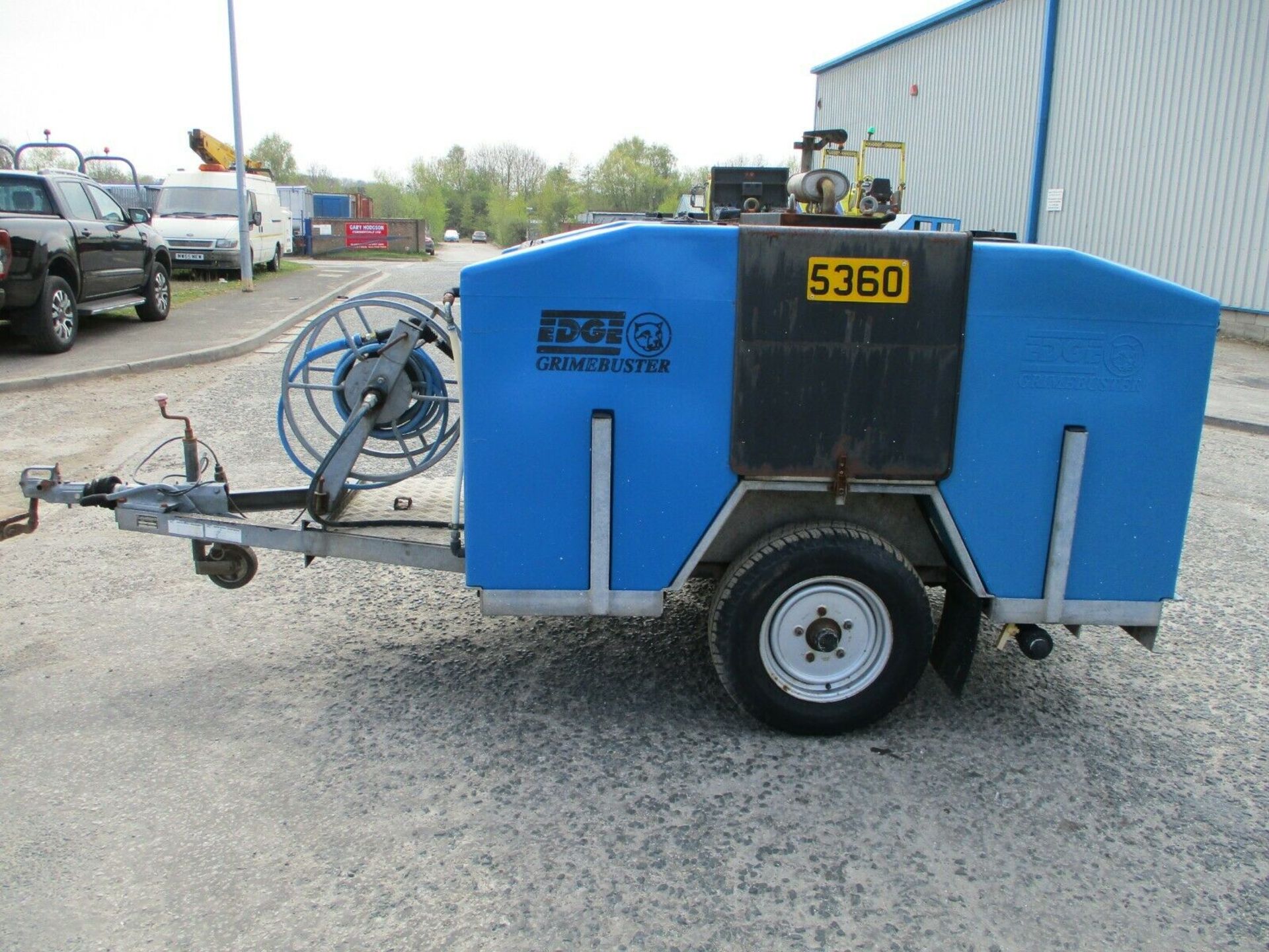 Edge Grime Buster Towable Hot and Cold Diesel Engined Pressure Washer - Image 2 of 4