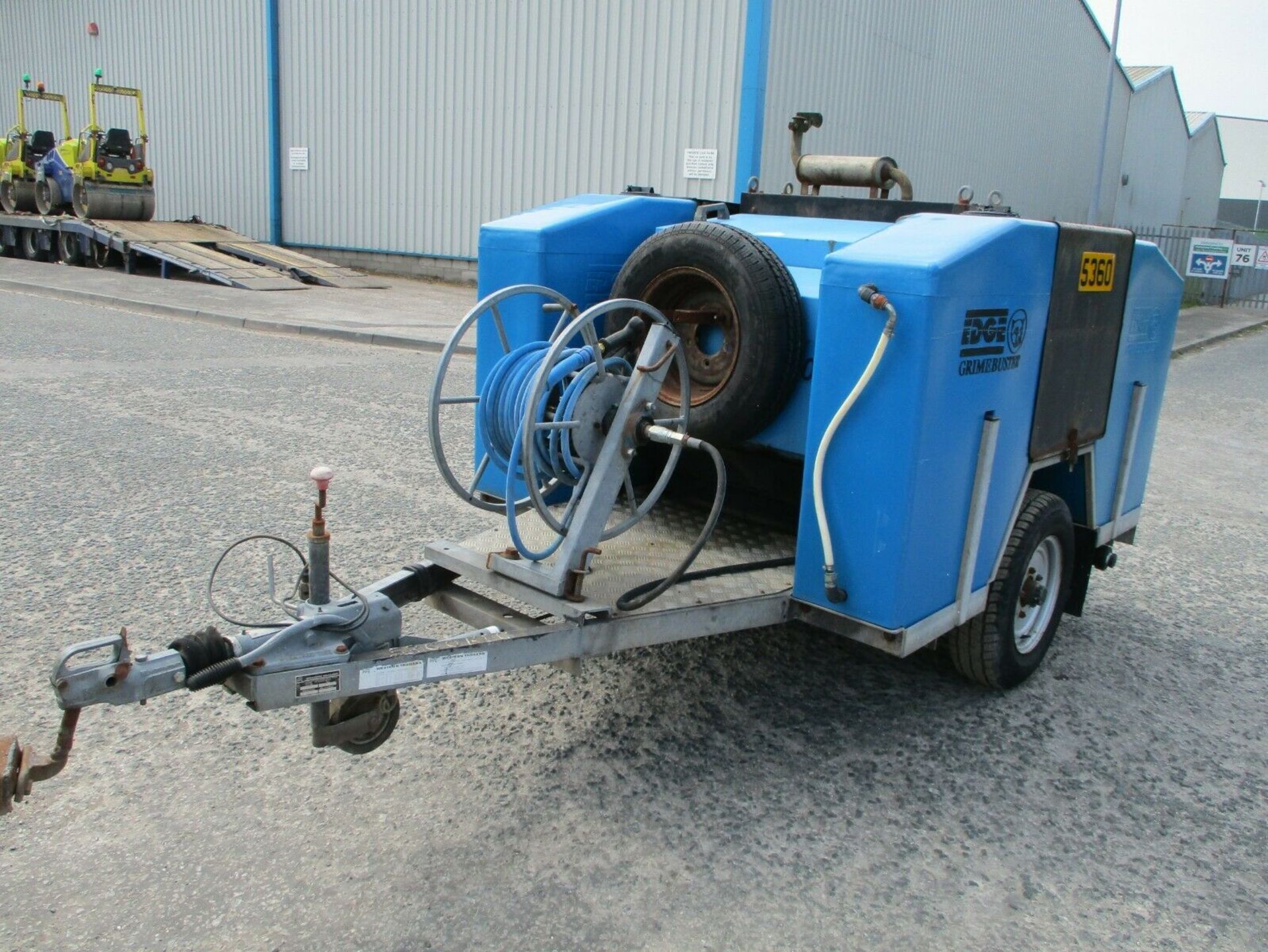 Edge Grime Buster Towable Hot and Cold Diesel Engined Pressure Washer - Image 4 of 4