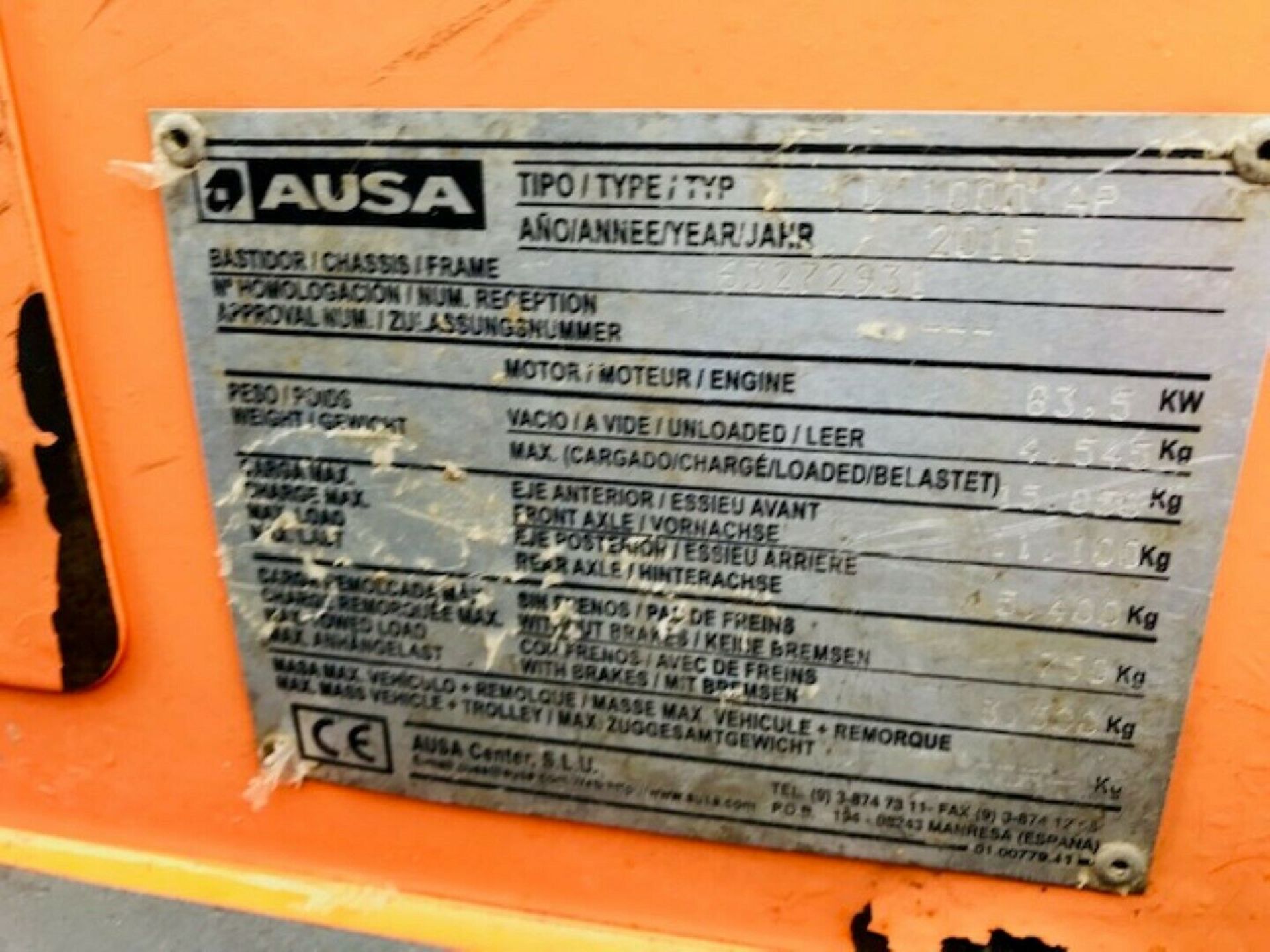 Ausa D1000 AP 10 Tonne Dumper (2015) - Image 10 of 10