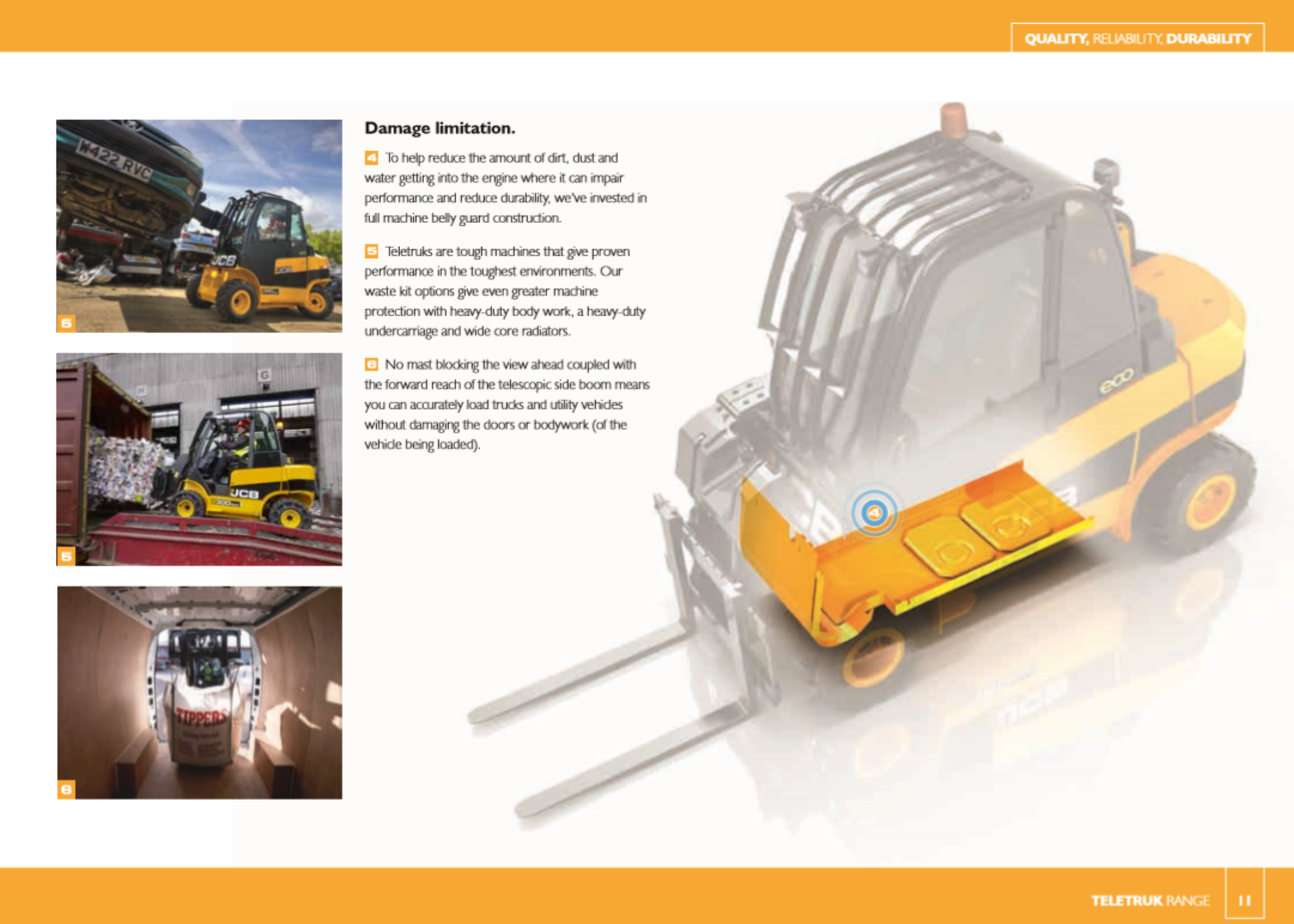 ENTRY DIRECT FROM GLOBAL LOGISTICS COMPANY JCB30TLT30D Diesel Forktruck - Image 16 of 26