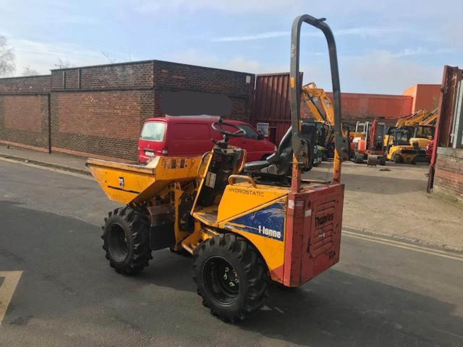 Thwaites 1 Ton Hitip Skip Loading Dumper - Image 3 of 11