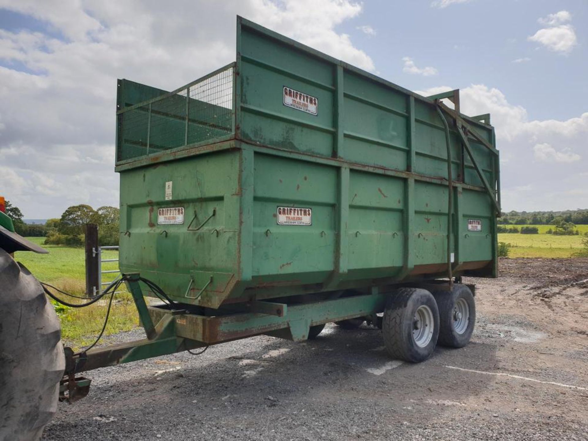 tractor grain / silage trailer - Image 7 of 13