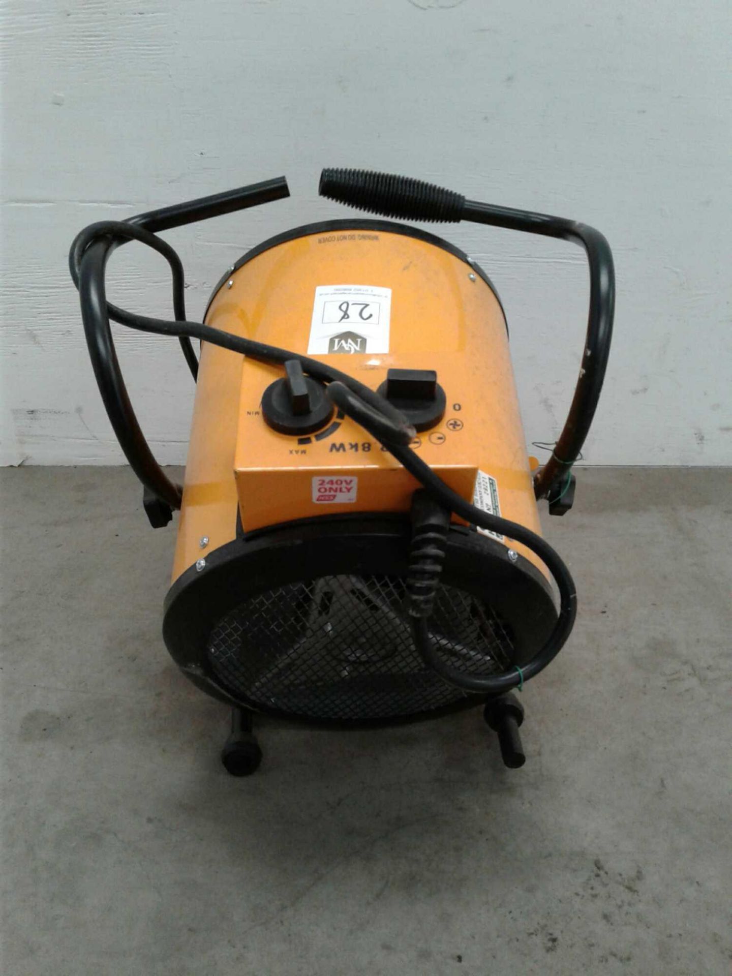 Portable fan heater 240 V - Image 2 of 2